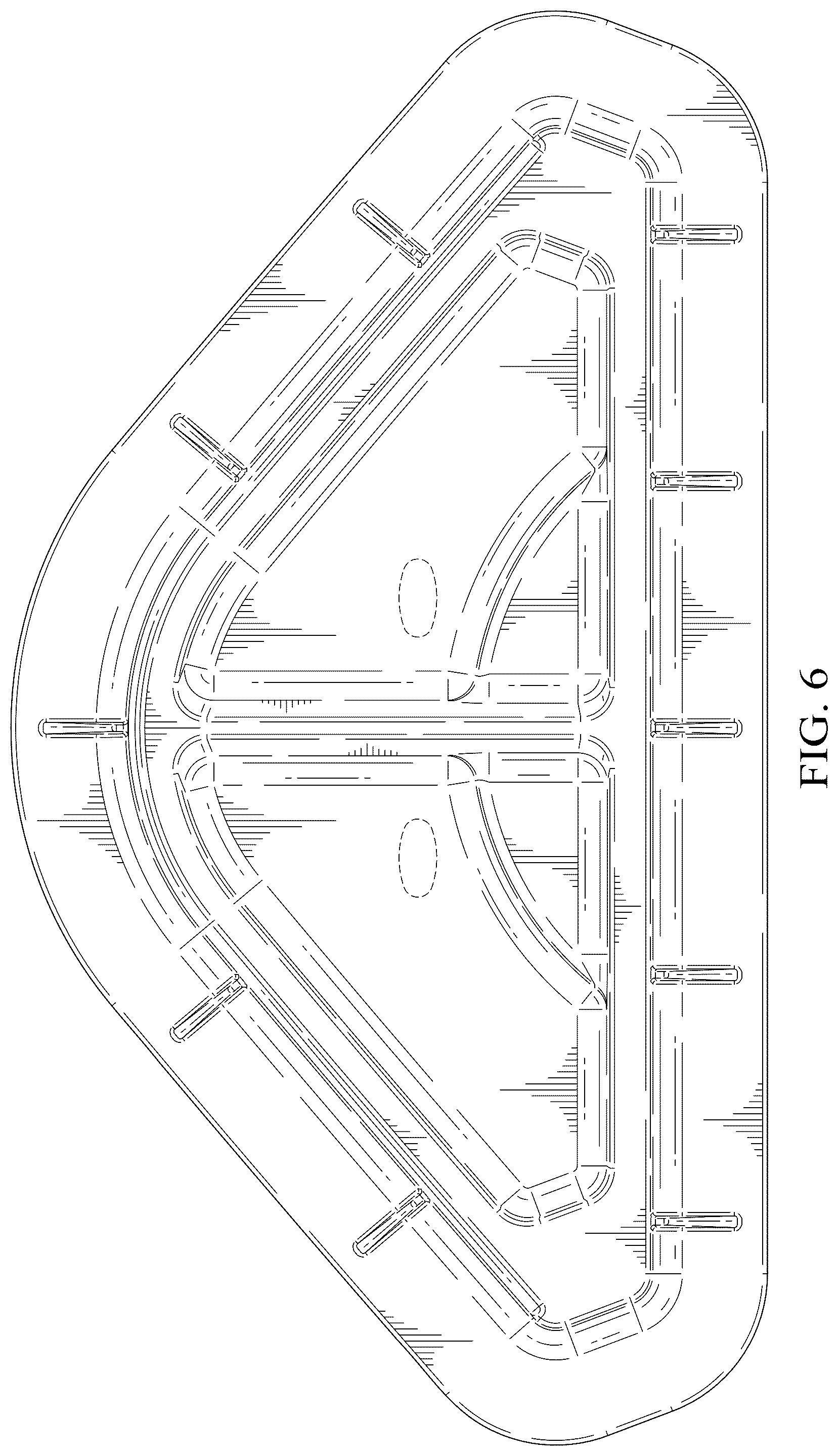 Patent USD1124304 Figure 6 – Riser for outdoor condenser