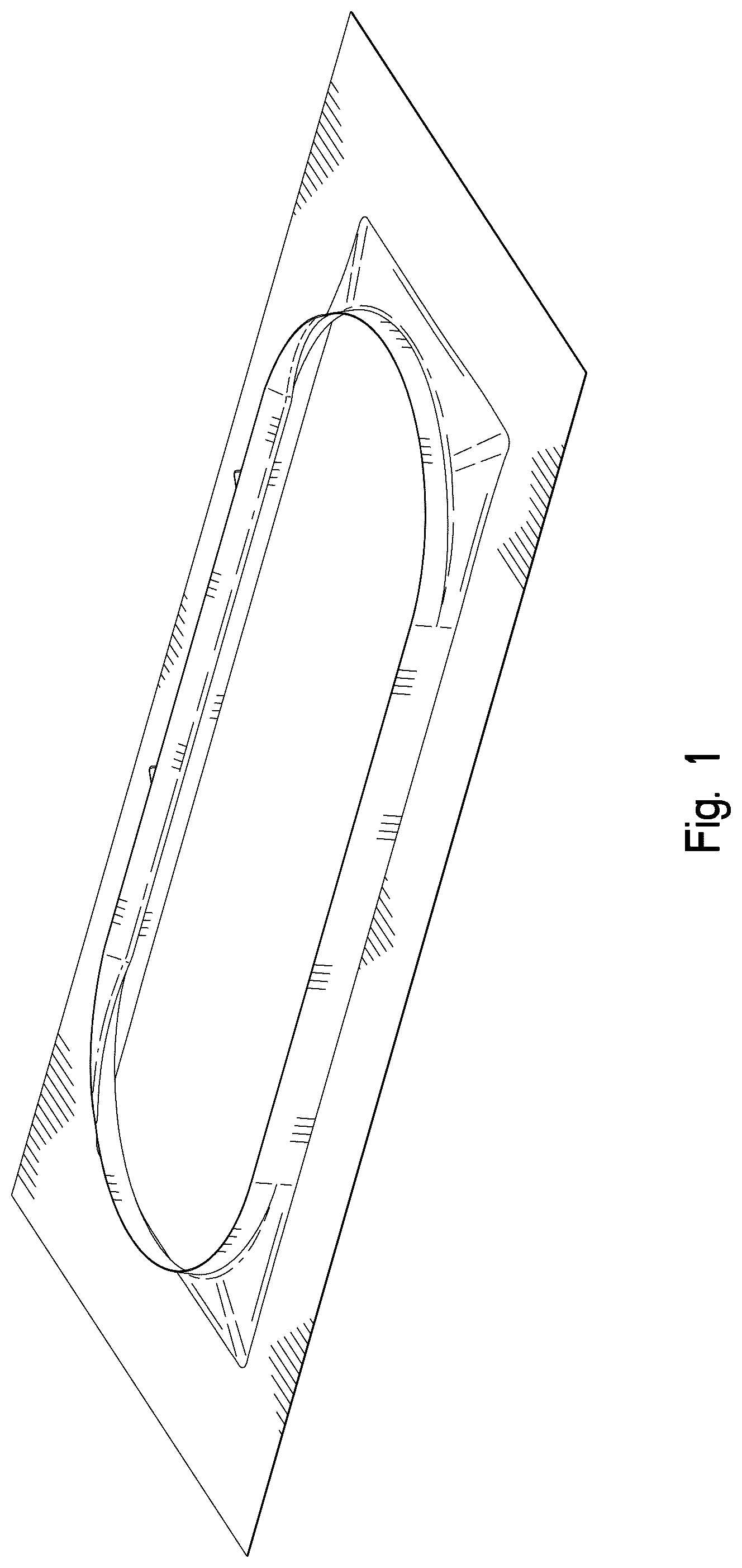 Patent USD1124306 Figure 1 – Vent for tile roof