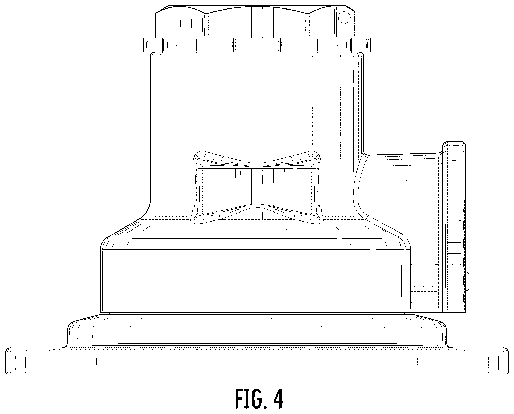 Patent USD1124307 Figure 4 – Rotatable regulator vent cover