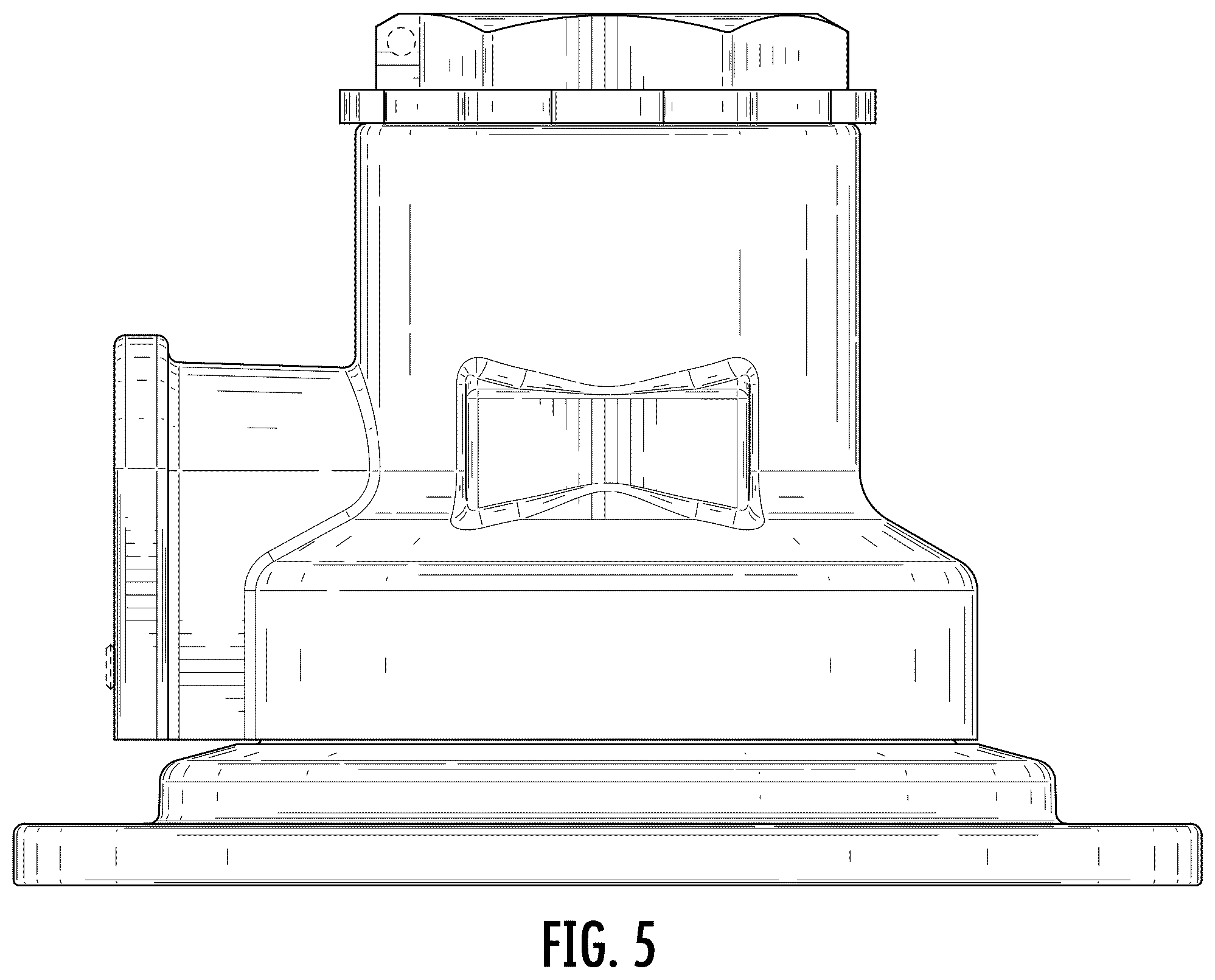 Patent USD1124307 Figure 5 – Rotatable regulator vent cover