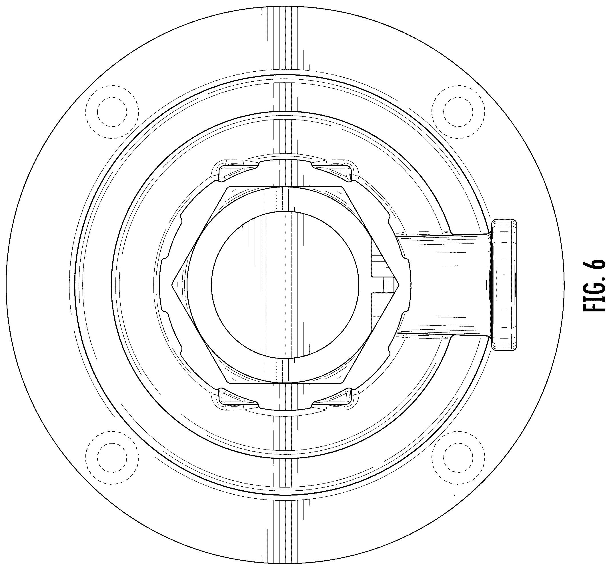 Patent USD1124307 Figure 6 – Rotatable regulator vent cover