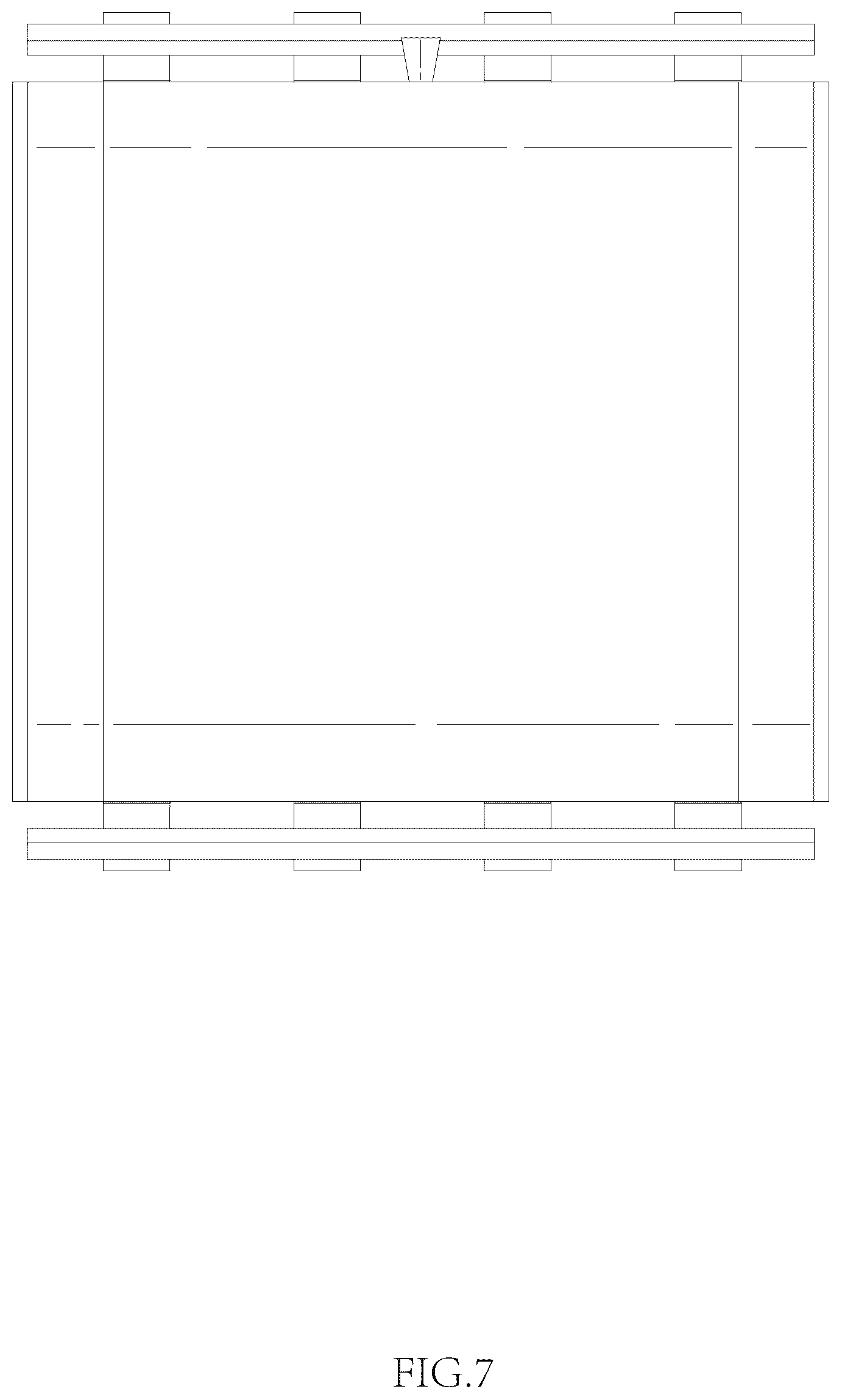 Patent USD1124308 Figure 7 – Modular wood burning stand and tray assembly