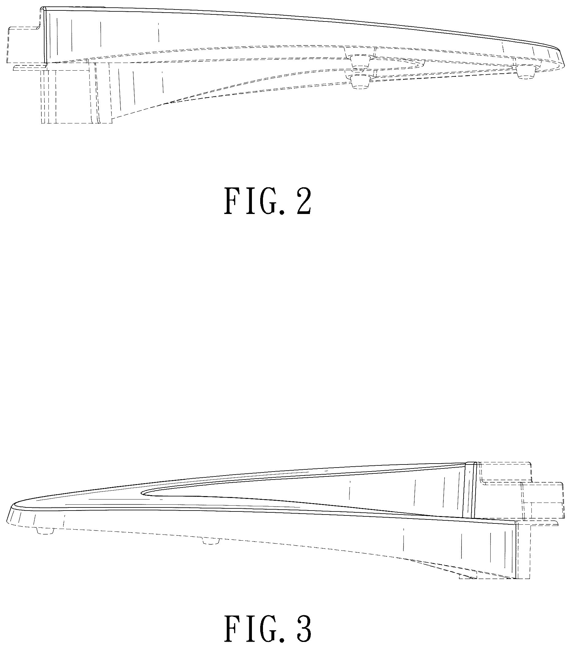 Patent USD1124309 Figure 2 – Ceiling fan blade bracket