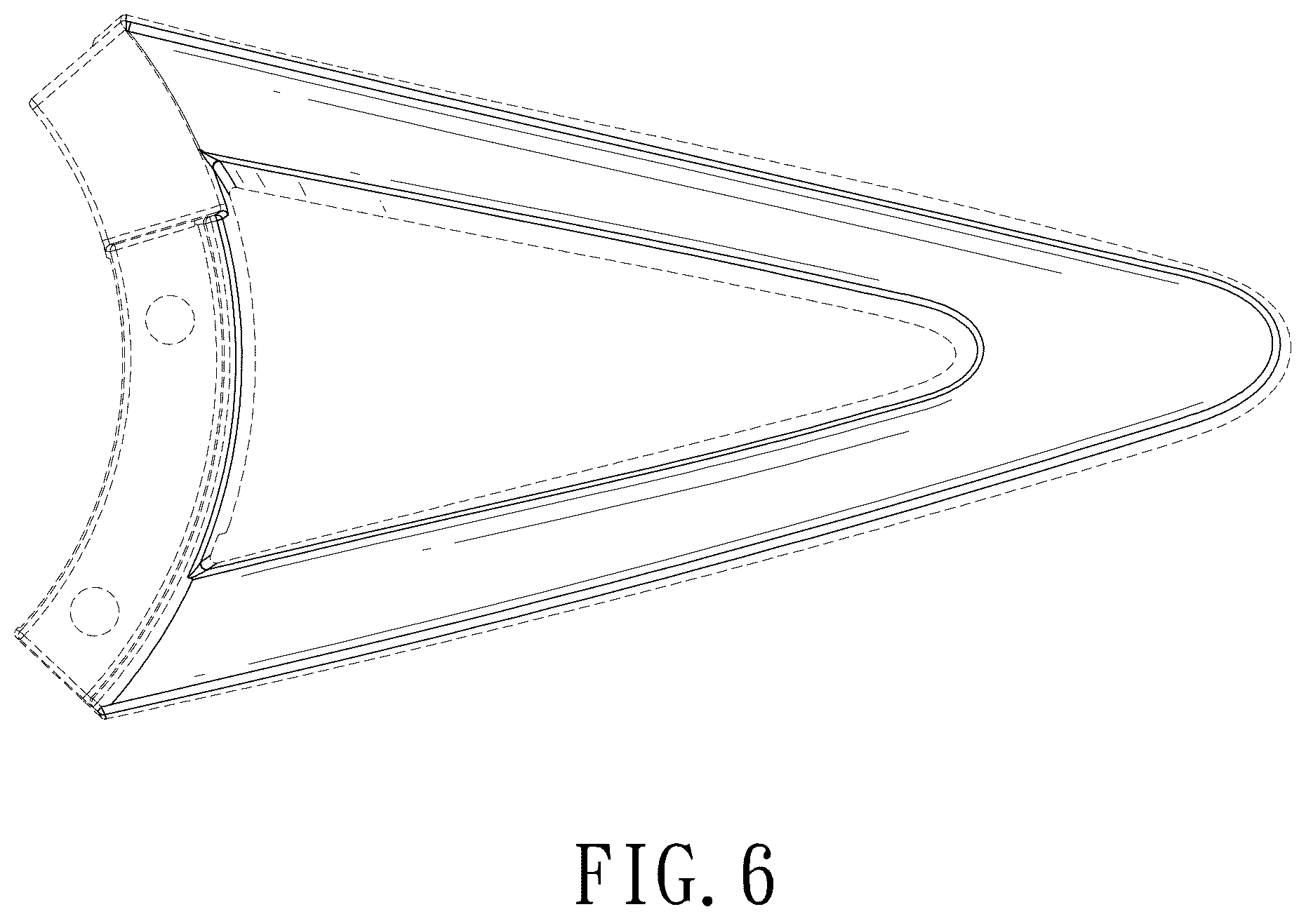 Patent USD1124309 Figure 4 – Ceiling fan blade bracket