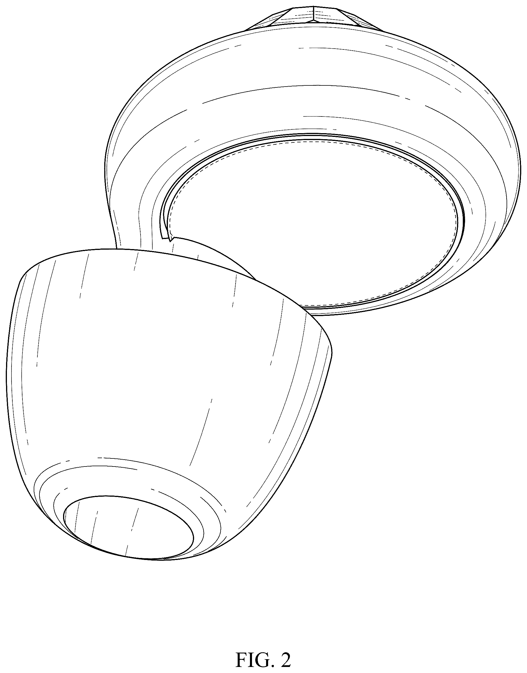 Patent USD1124310 Figure 2 – Jeweled earplug