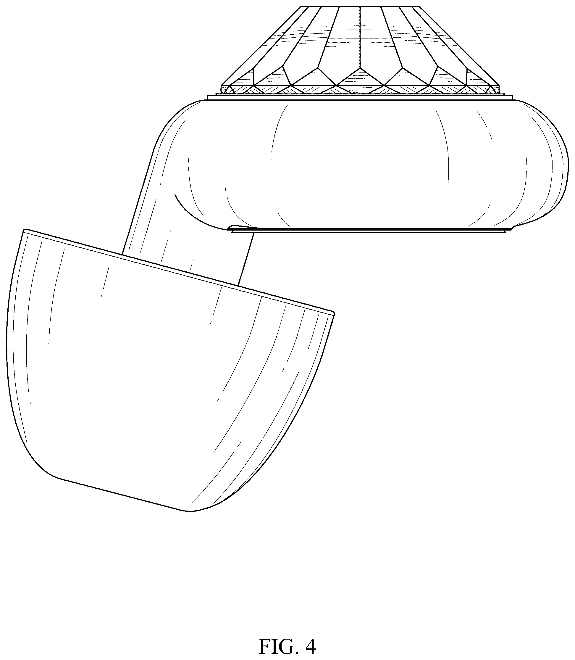 Patent USD1124310 Figure 4 – Jeweled earplug