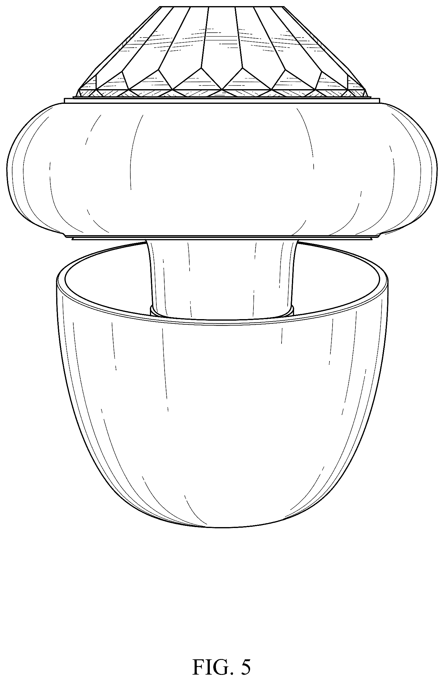Patent USD1124310 Figure 5 – Jeweled earplug