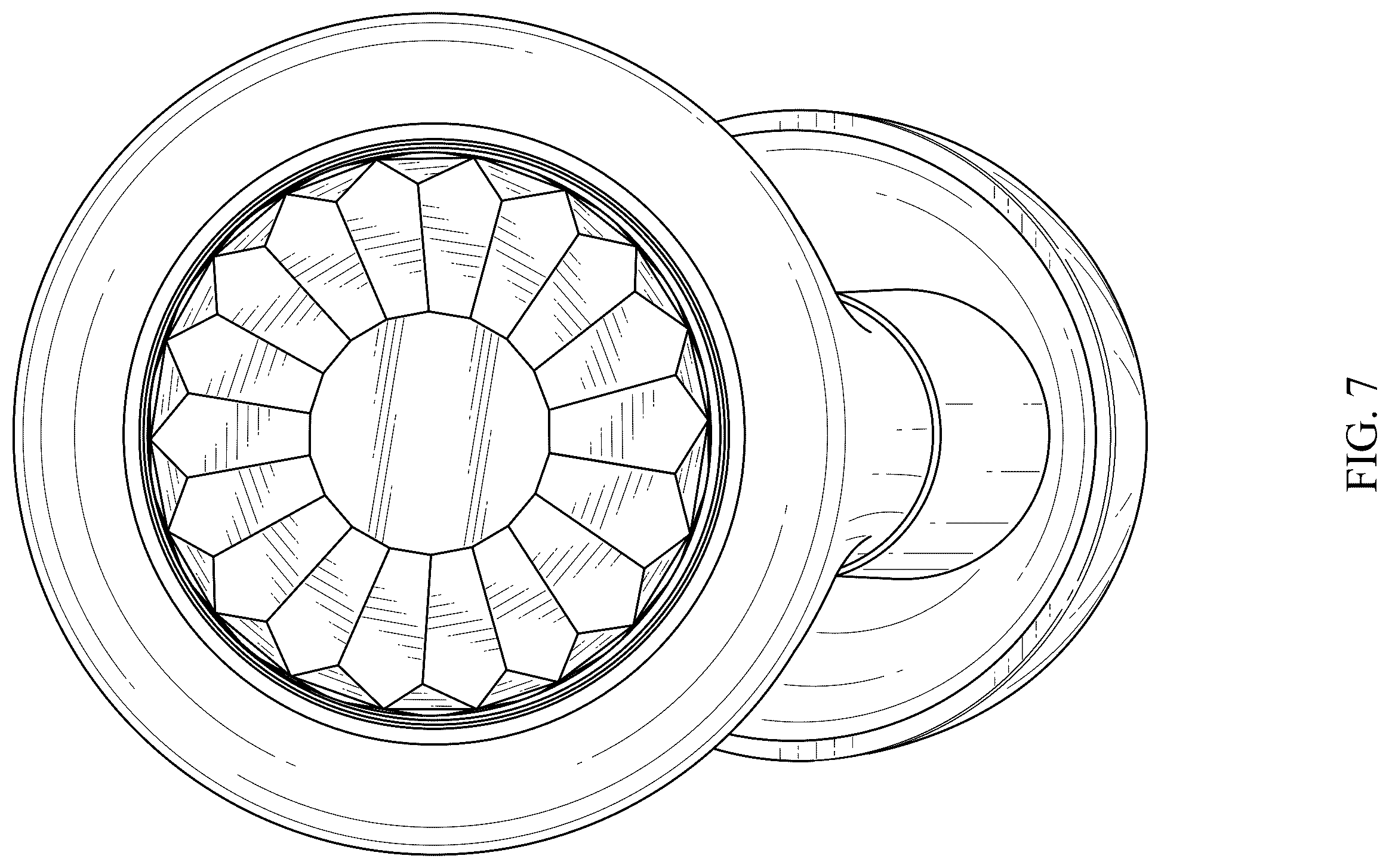 Patent USD1124310 Figure 7 – Jeweled earplug