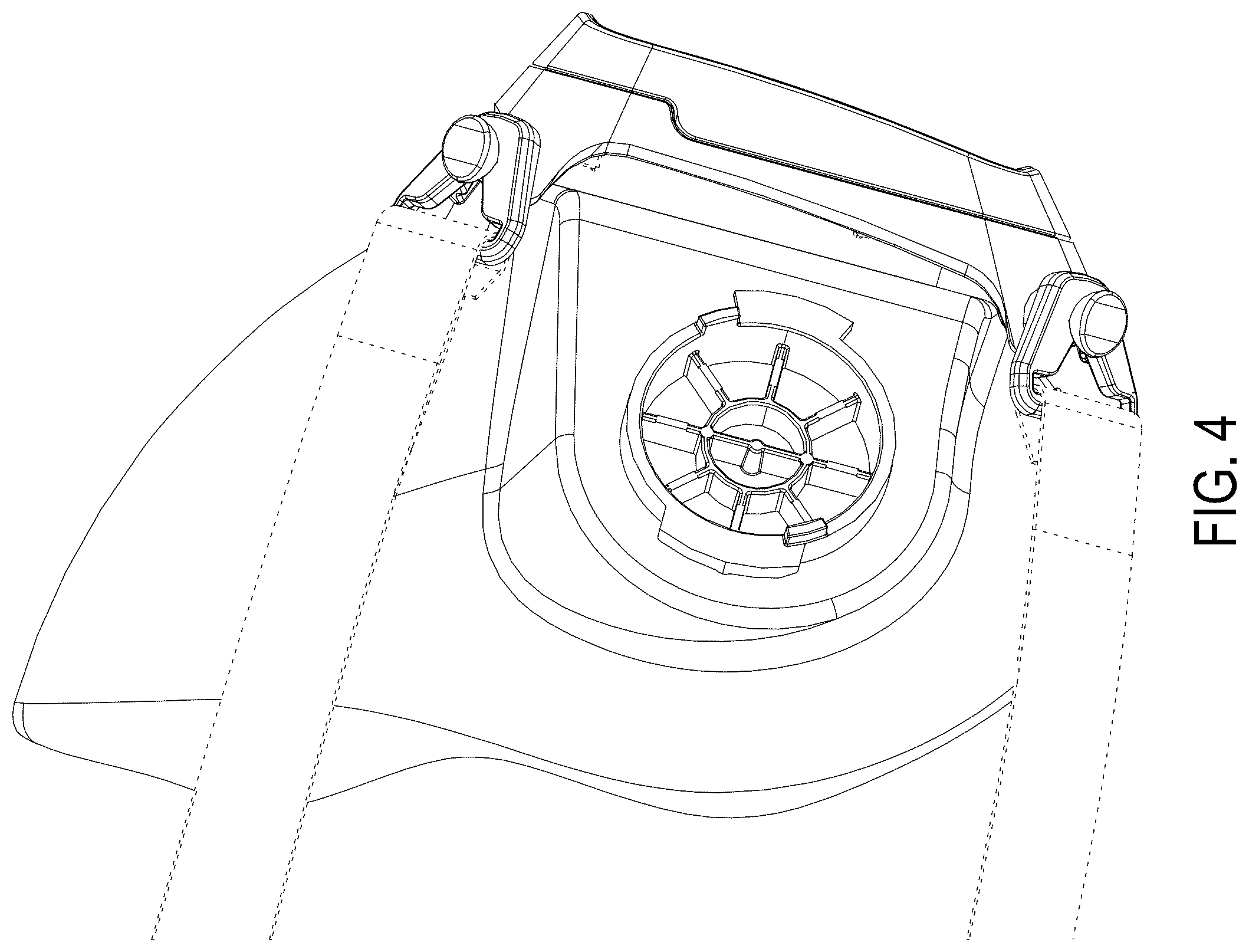 Patent USD1124311 Figure 4 – Half-face respirator mask