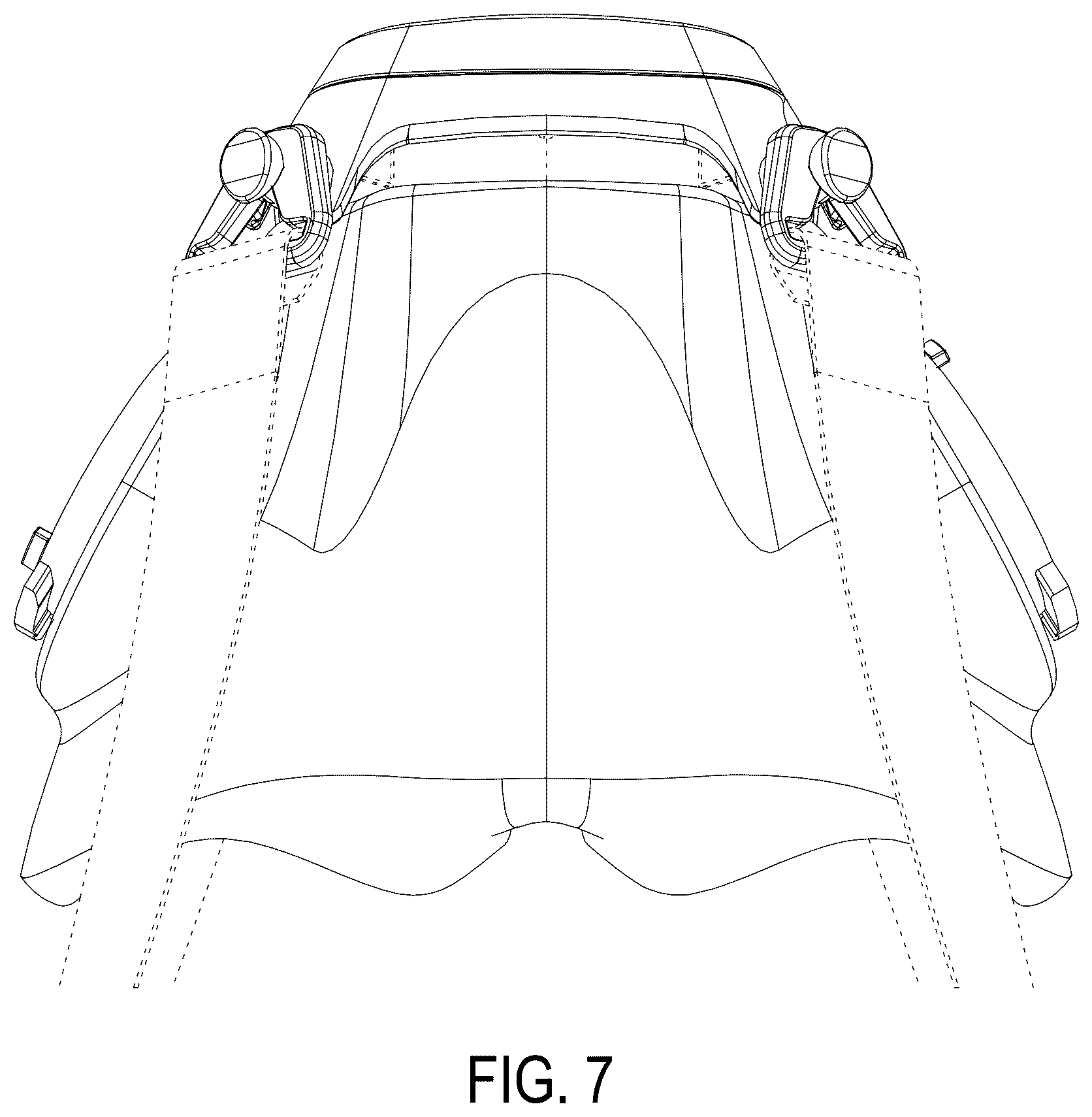 Patent USD1124311 Figure 7 – Half-face respirator mask