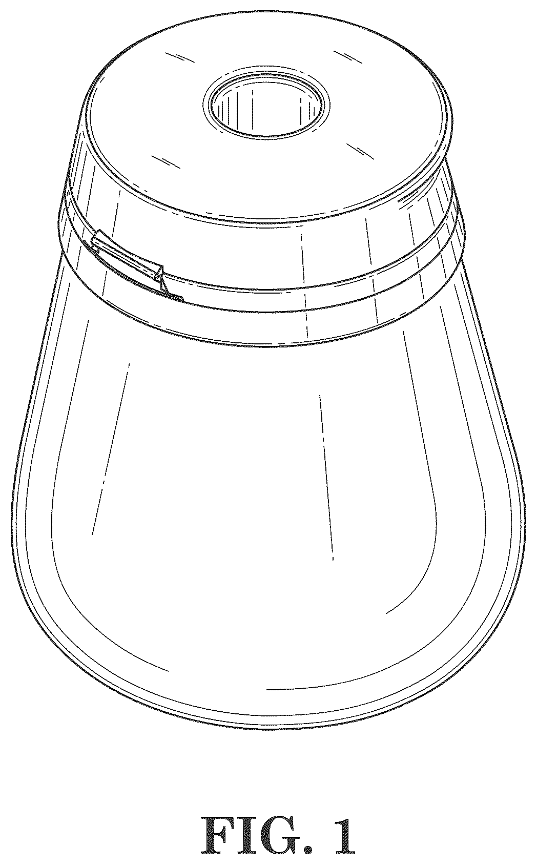 Patent USD1124319 Figure 1 – Anal irrigation container