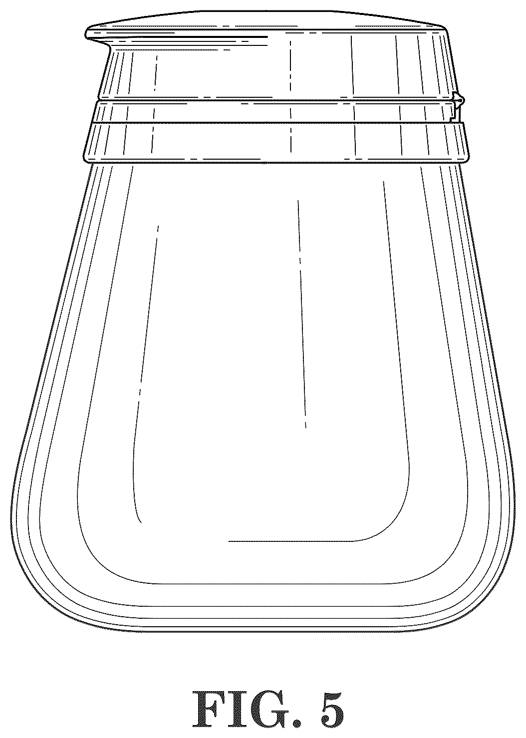 Patent USD1124319 Figure 5 – Anal irrigation container
