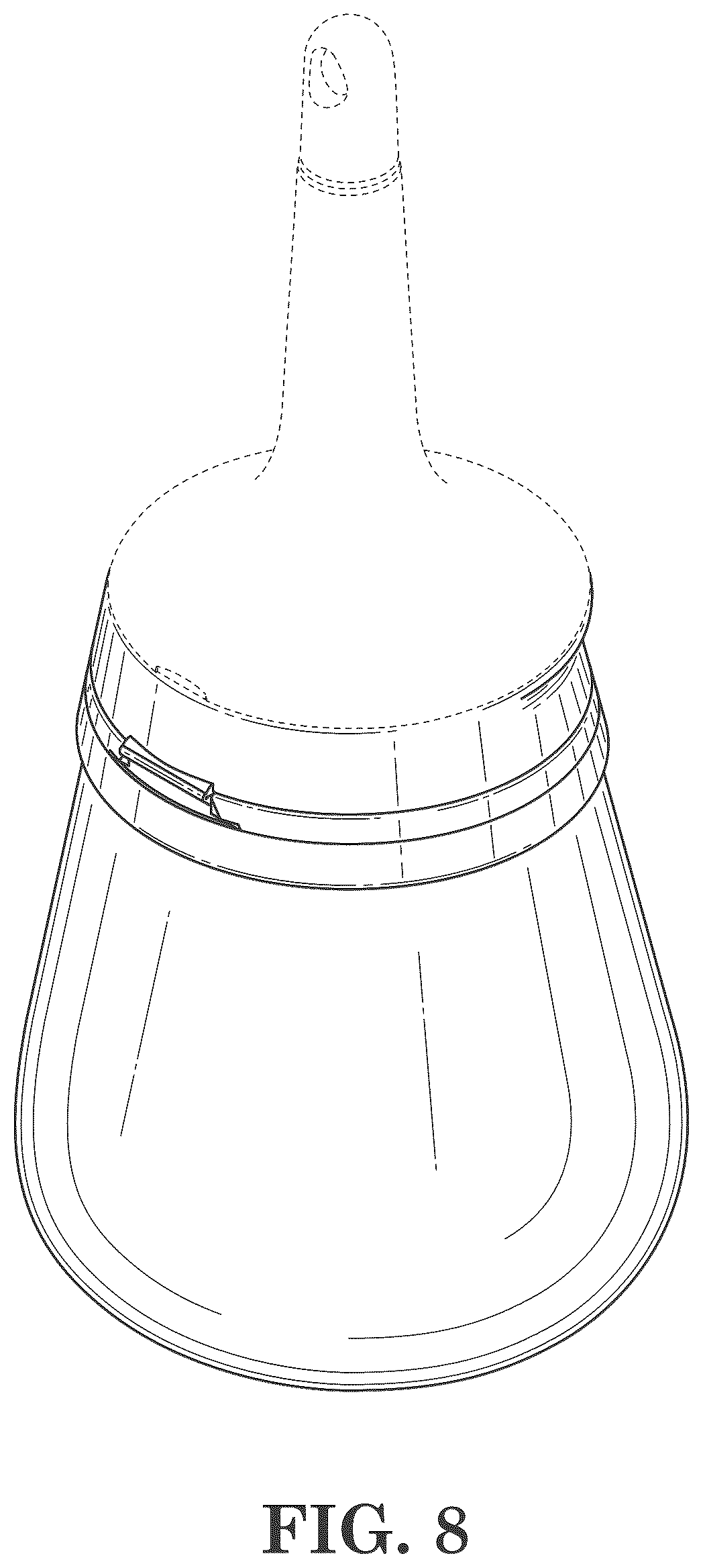 Patent USD1124319 Figure 8 – Anal irrigation container