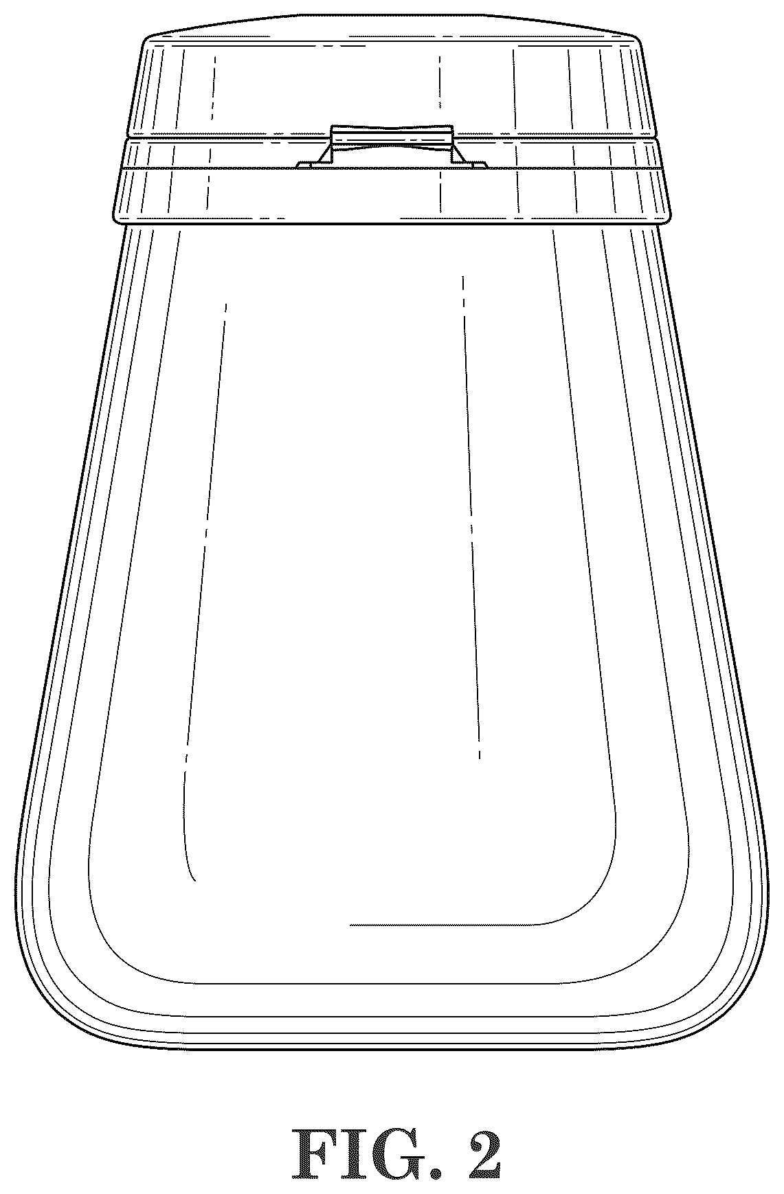 Patent USD1124321 Figure 2 – Anal irrigation container