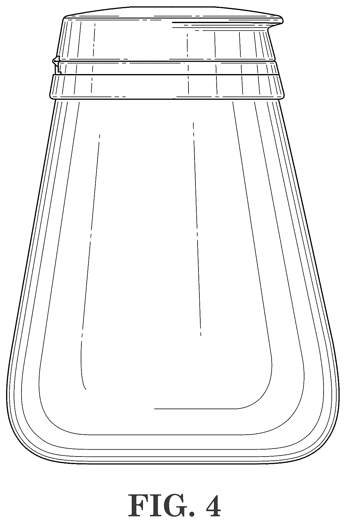 Patent USD1124321 Figure 4 – Anal irrigation container