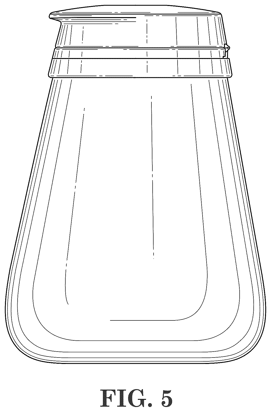 Patent USD1124321 Figure 5 – Anal irrigation container