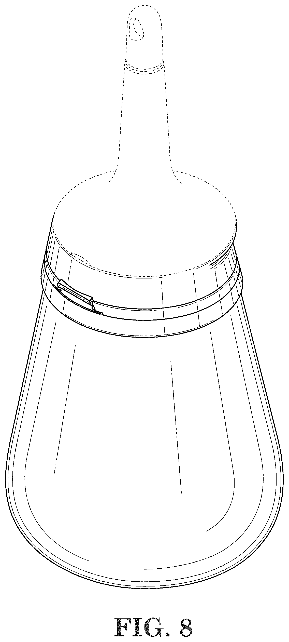 Patent USD1124321 Figure 8 – Anal irrigation container