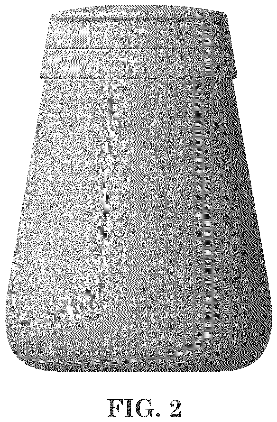 Patent USD1124322 Figure 2 – Anal irrigation container