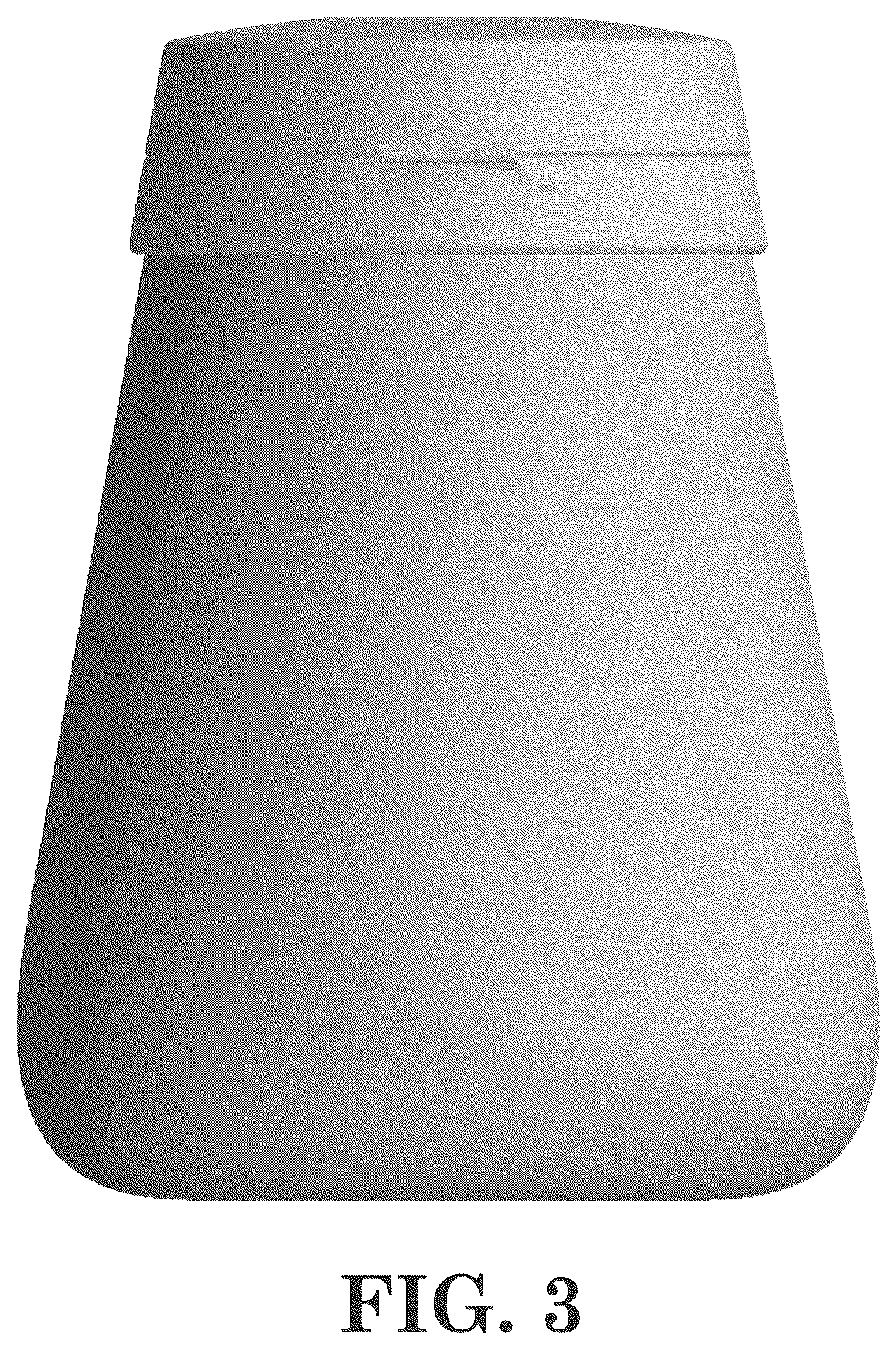 Patent USD1124322 Figure 3 – Anal irrigation container