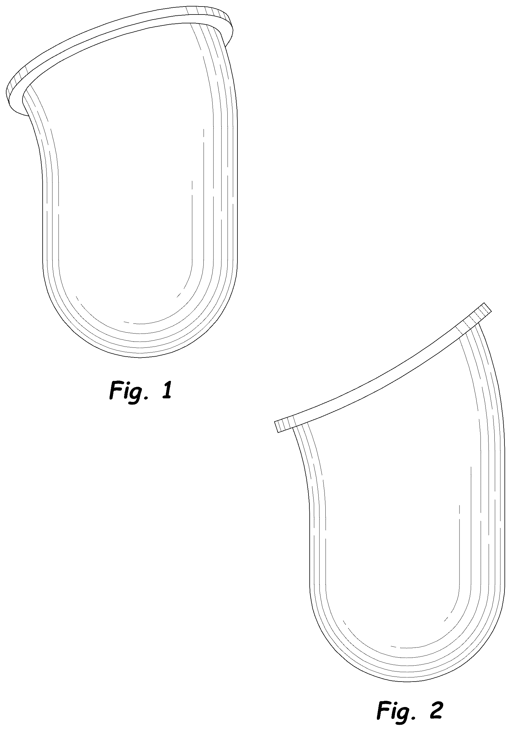Patent USD1124325 Figure 1 – Male urine absorbing device