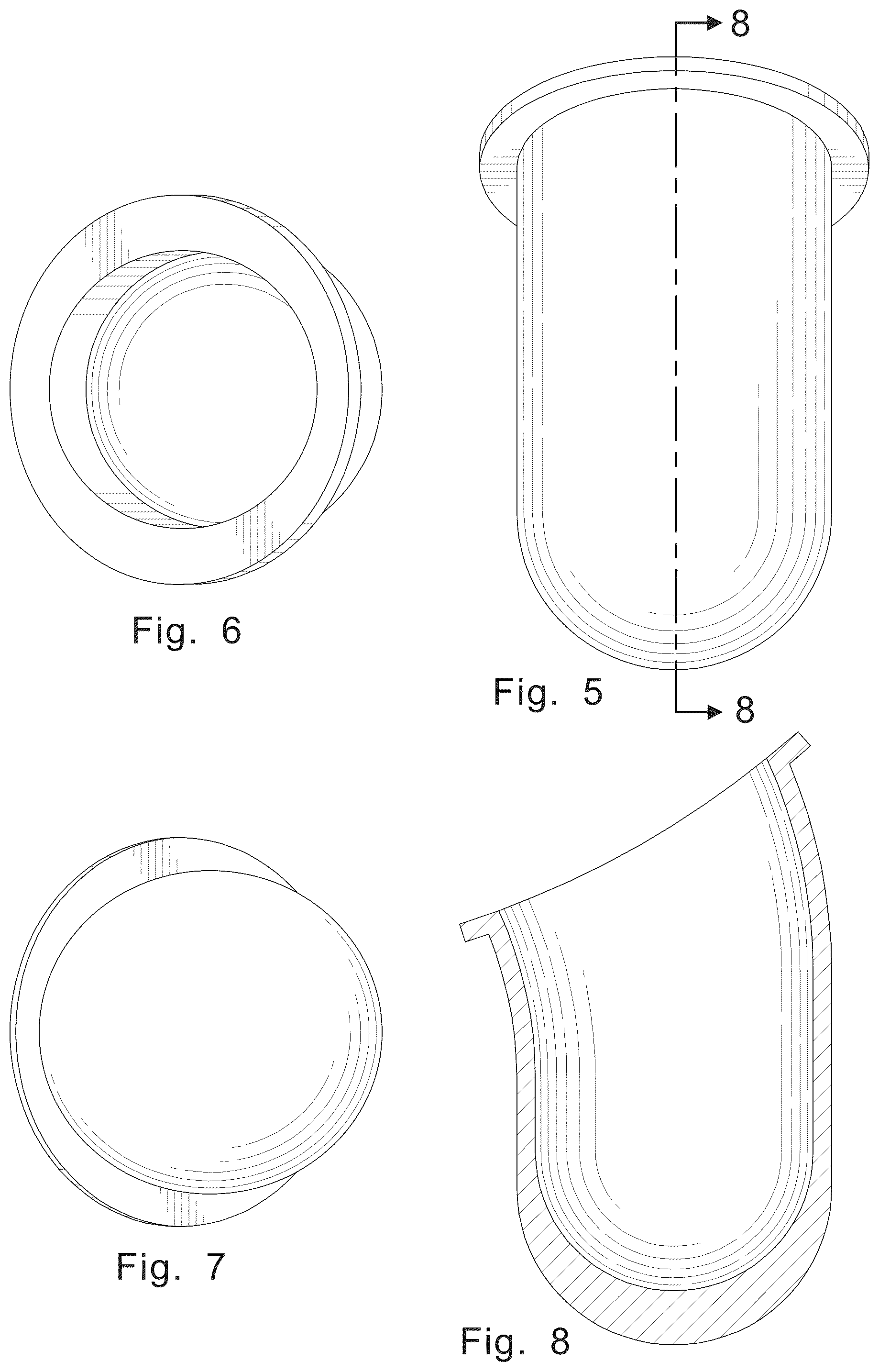 Patent USD1124325 Figure 3 – Male urine absorbing device