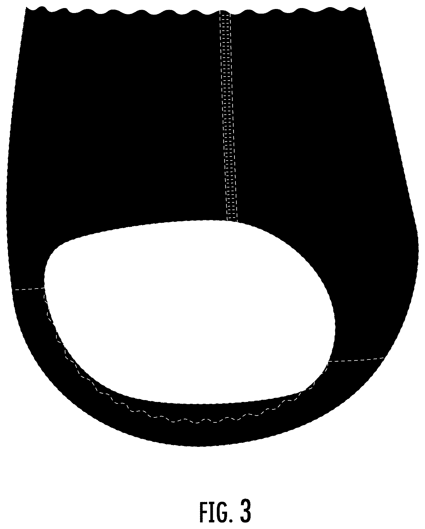 Patent USD1124327 Figure 3 – Absorbent article