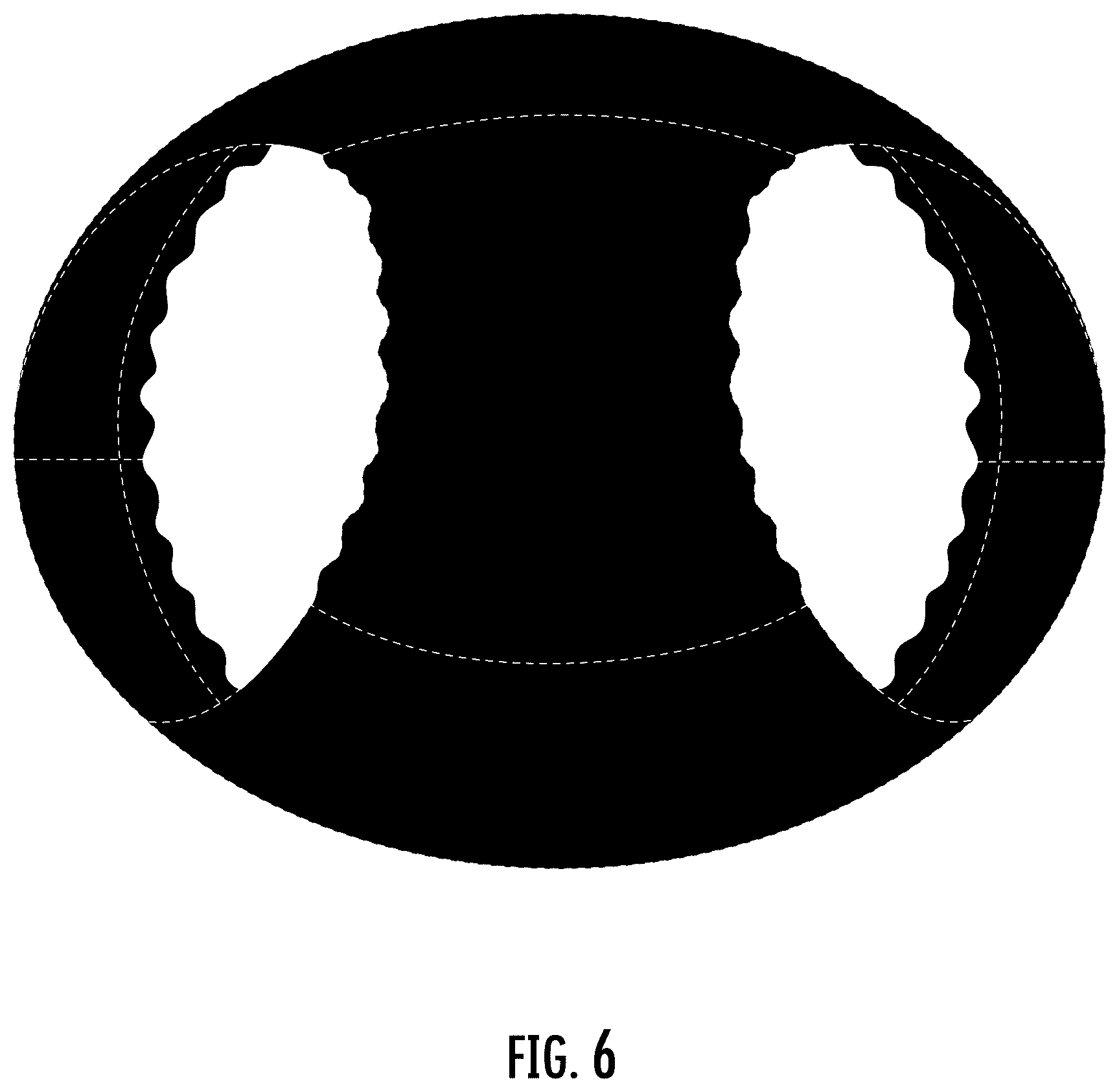 Patent USD1124327 Figure 6 – Absorbent article