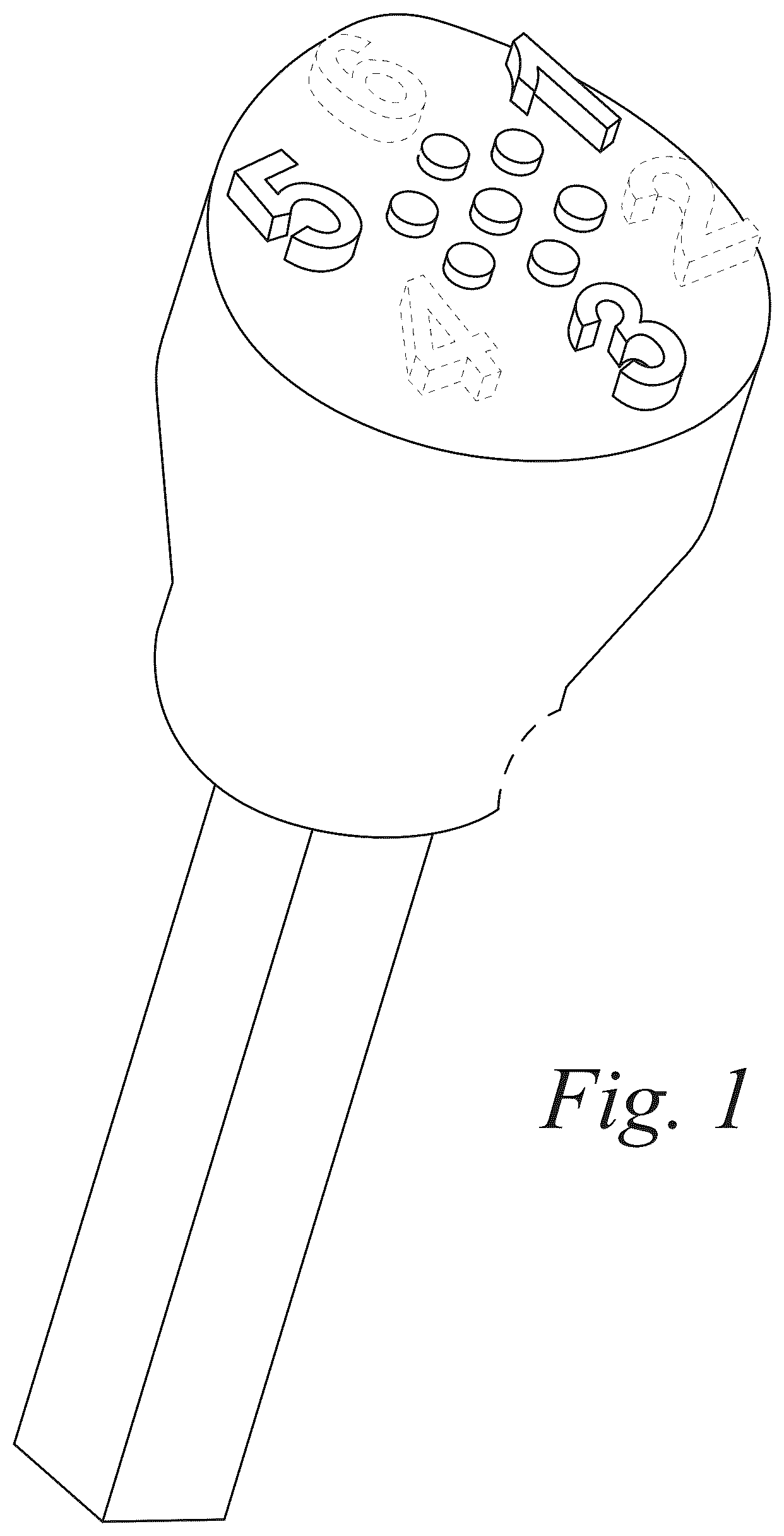 Patent USD1124328 — Fiducial delivery device — Figure 1