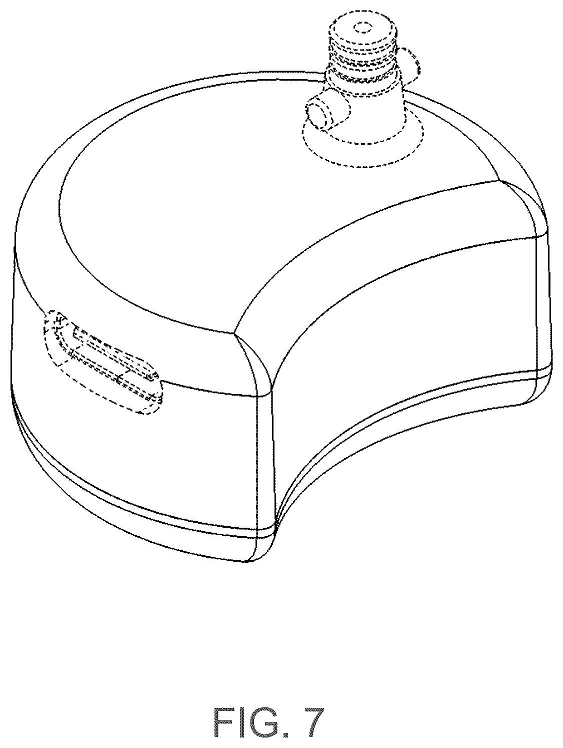 Patent USD1124330 Figure 7 – Processing module for coupling with a mouthpiece