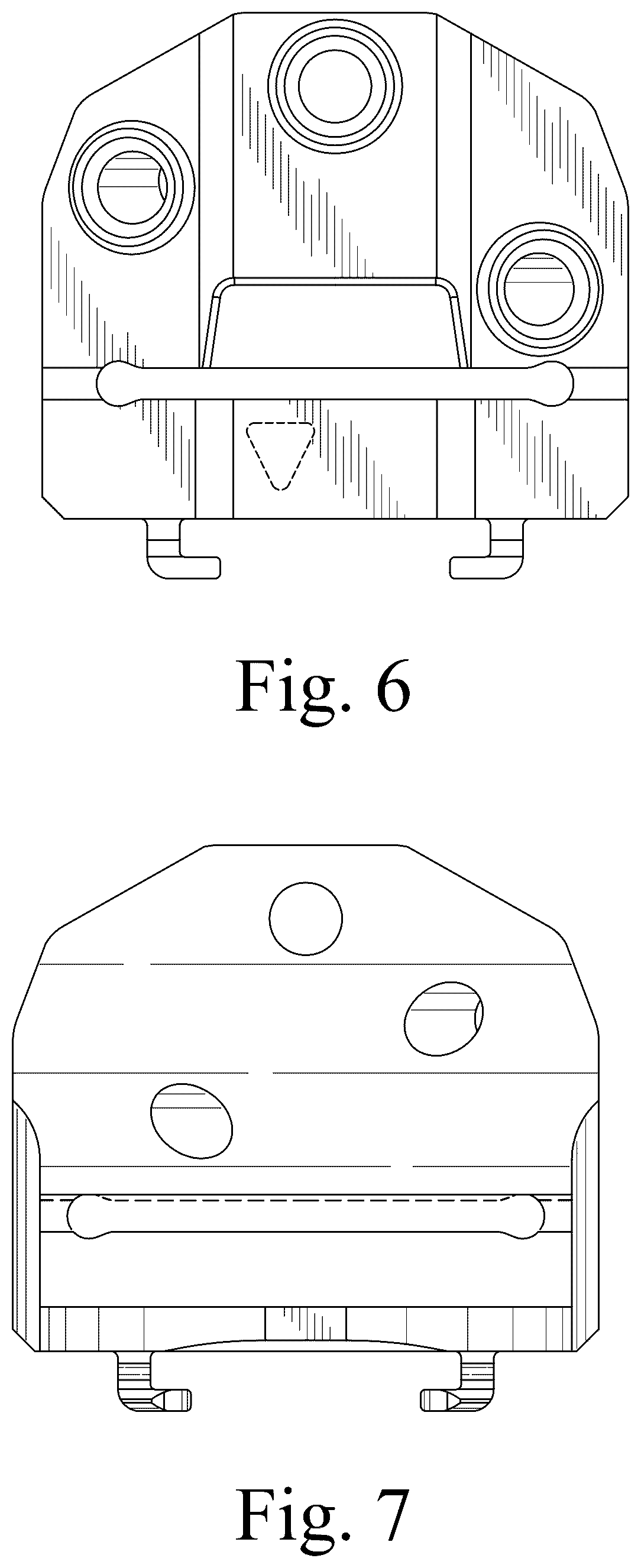 Patent USD1124333 Figure 6 – Distal cutting block