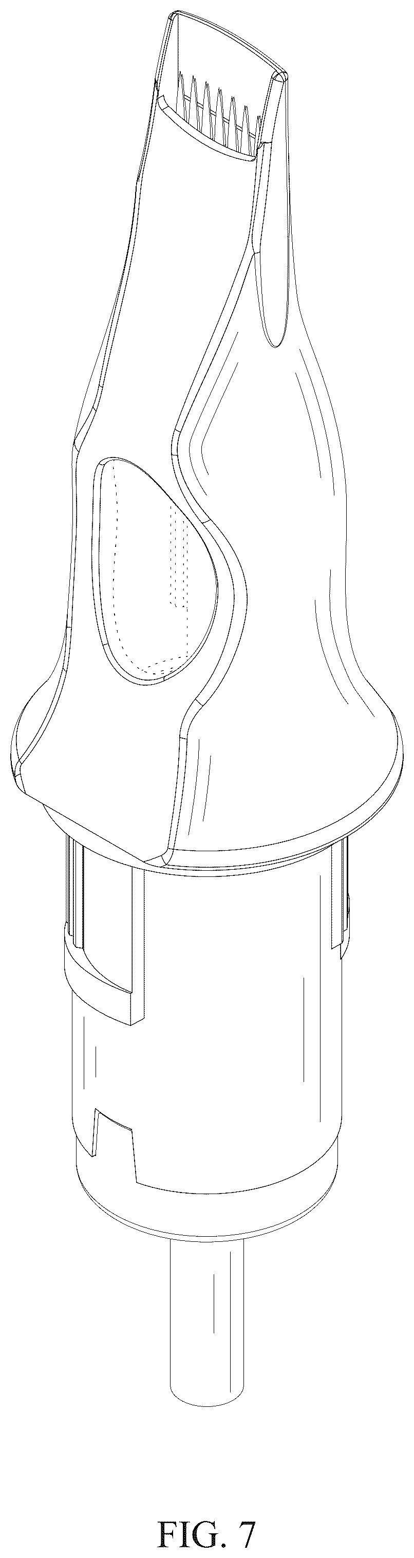 Patent USD1124336 Figure 7 – Tattoo needle