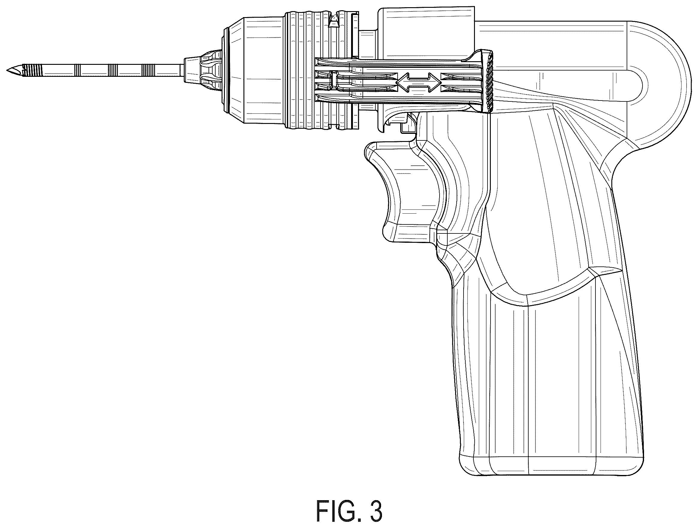 Patent USD1124337 Figure 3 – Device for bone biopsy