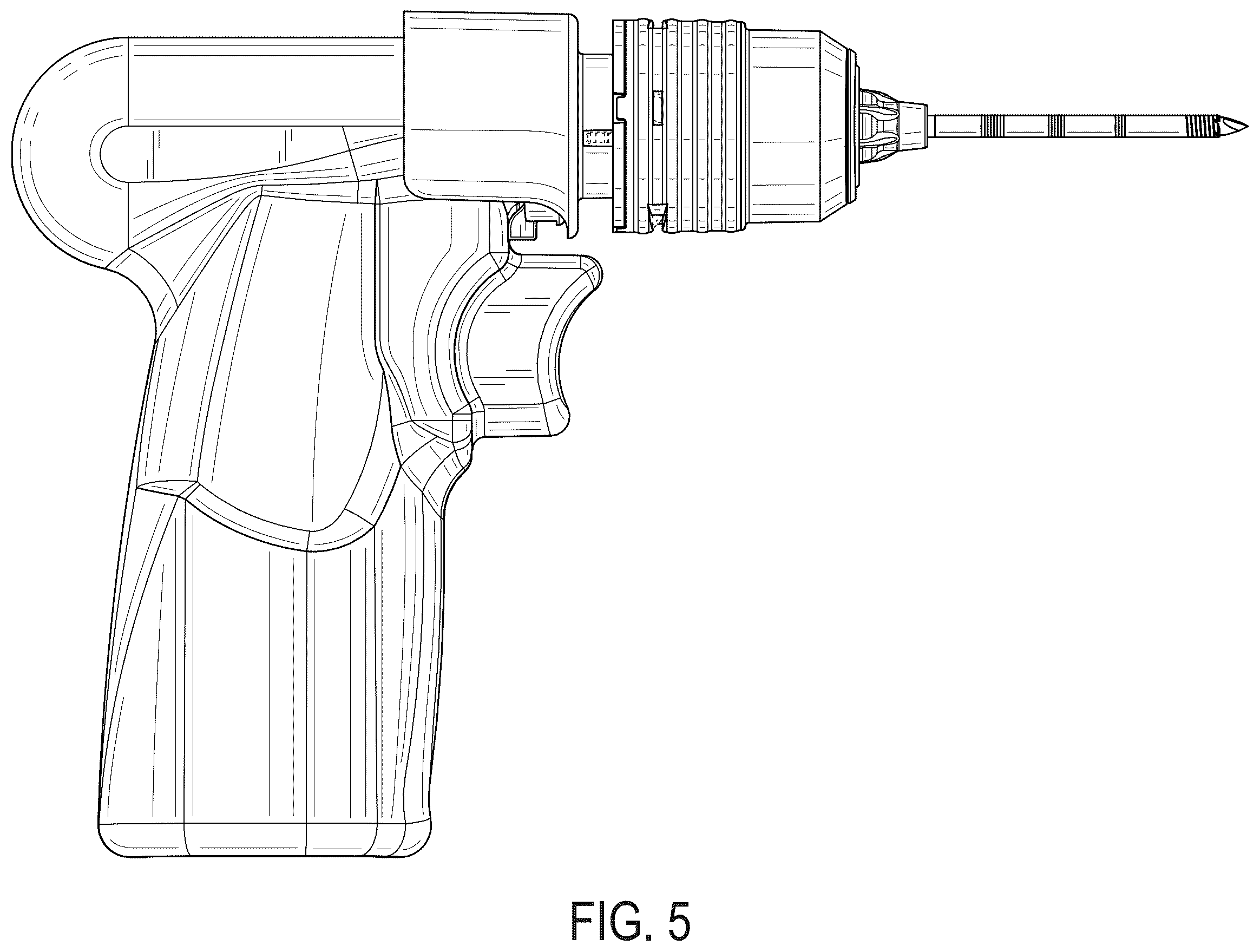 Patent USD1124337 Figure 5 – Device for bone biopsy