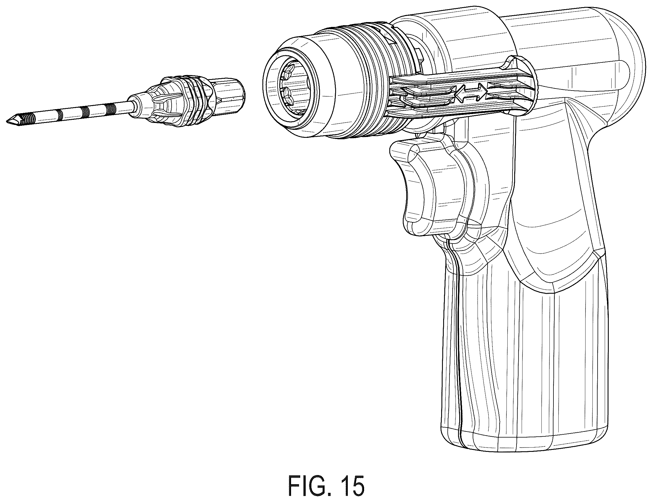 Patent USD1124337 Figure 15 – Device for bone biopsy
