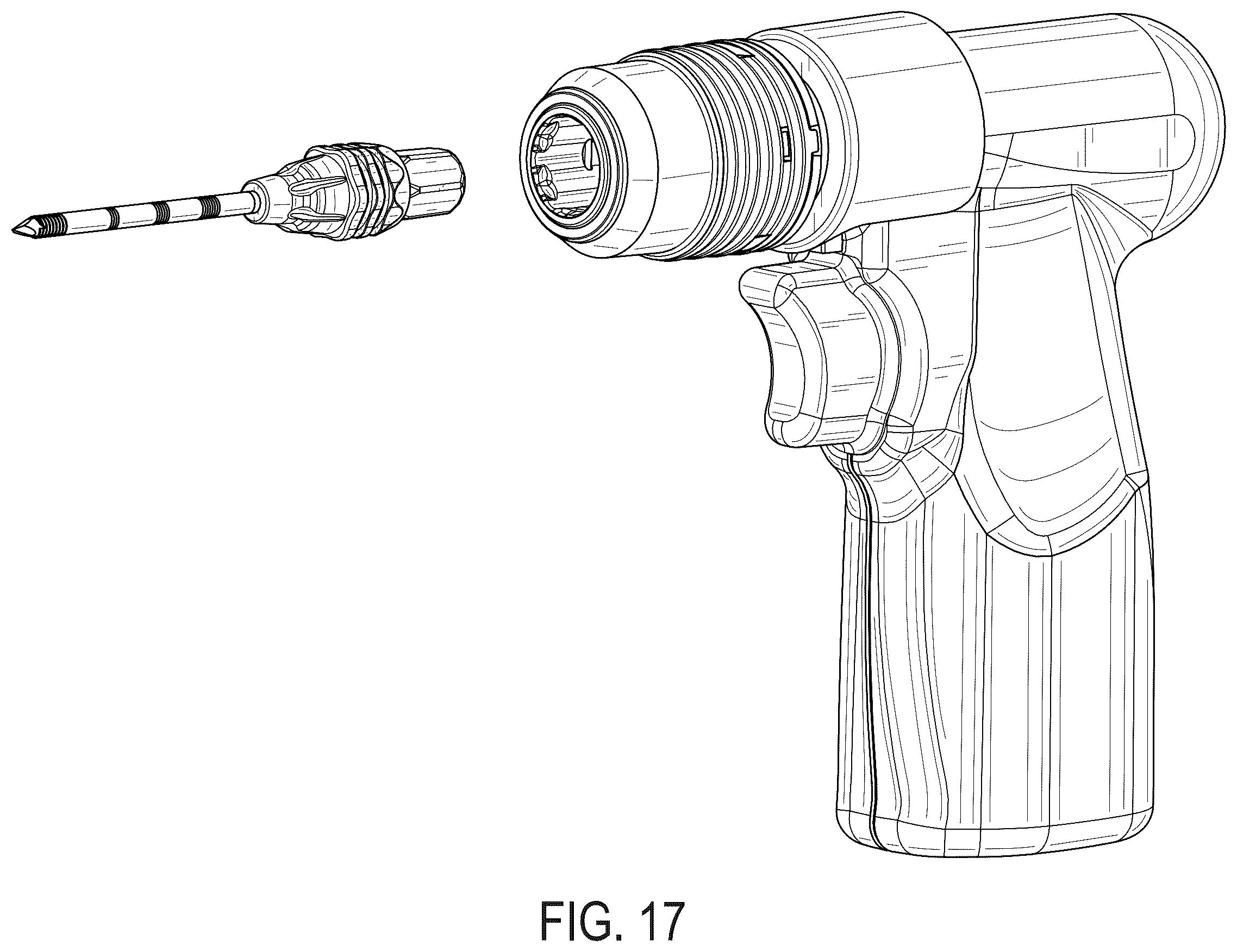 Patent USD1124337 Figure 17 – Device for bone biopsy