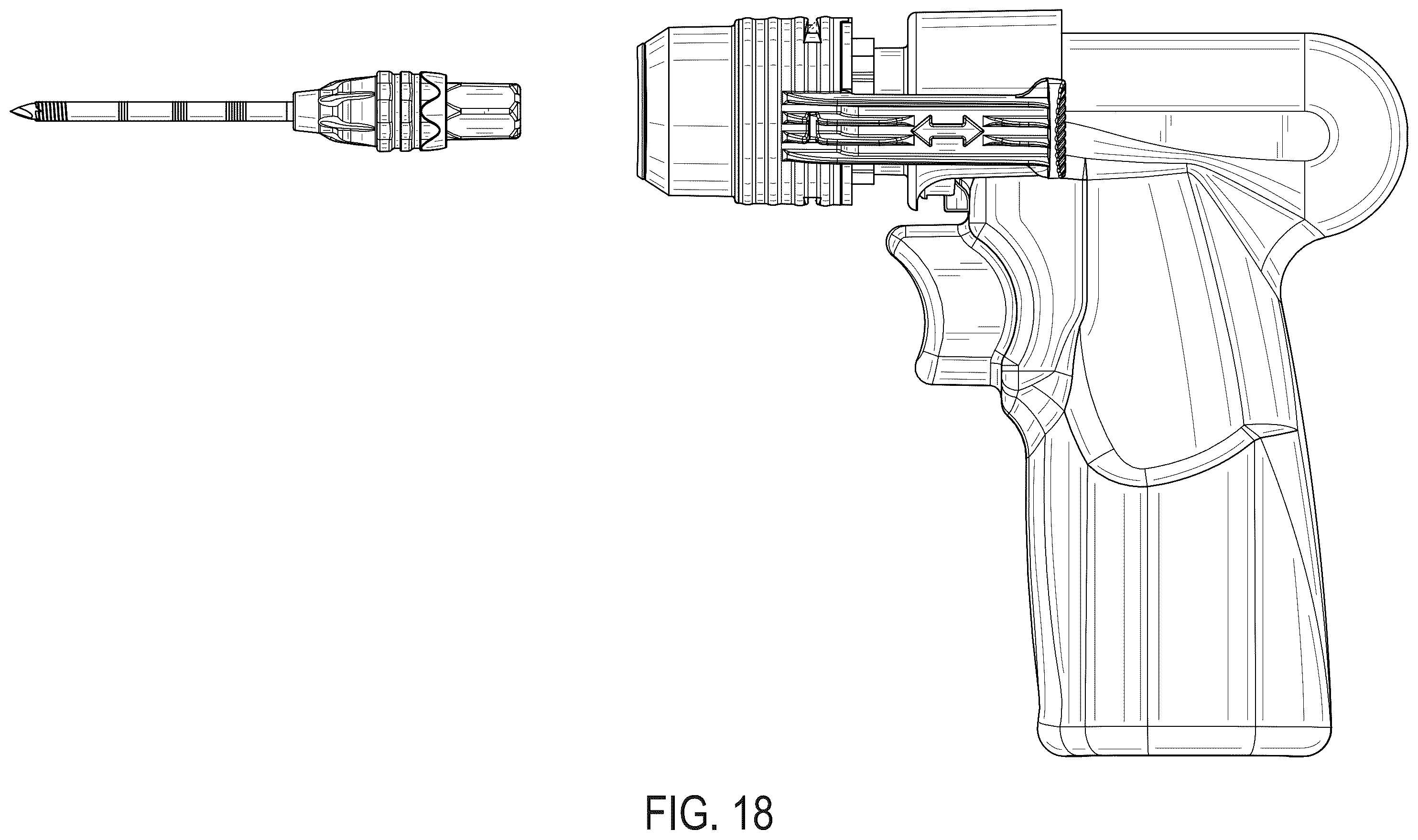 Patent USD1124337 Figure 18 – Device for bone biopsy