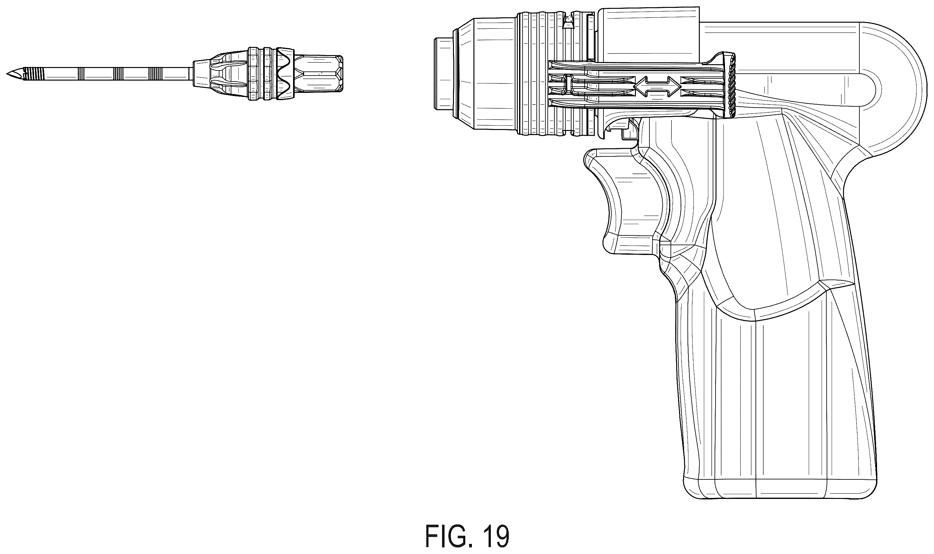 Patent USD1124337 Figure 19 – Device for bone biopsy