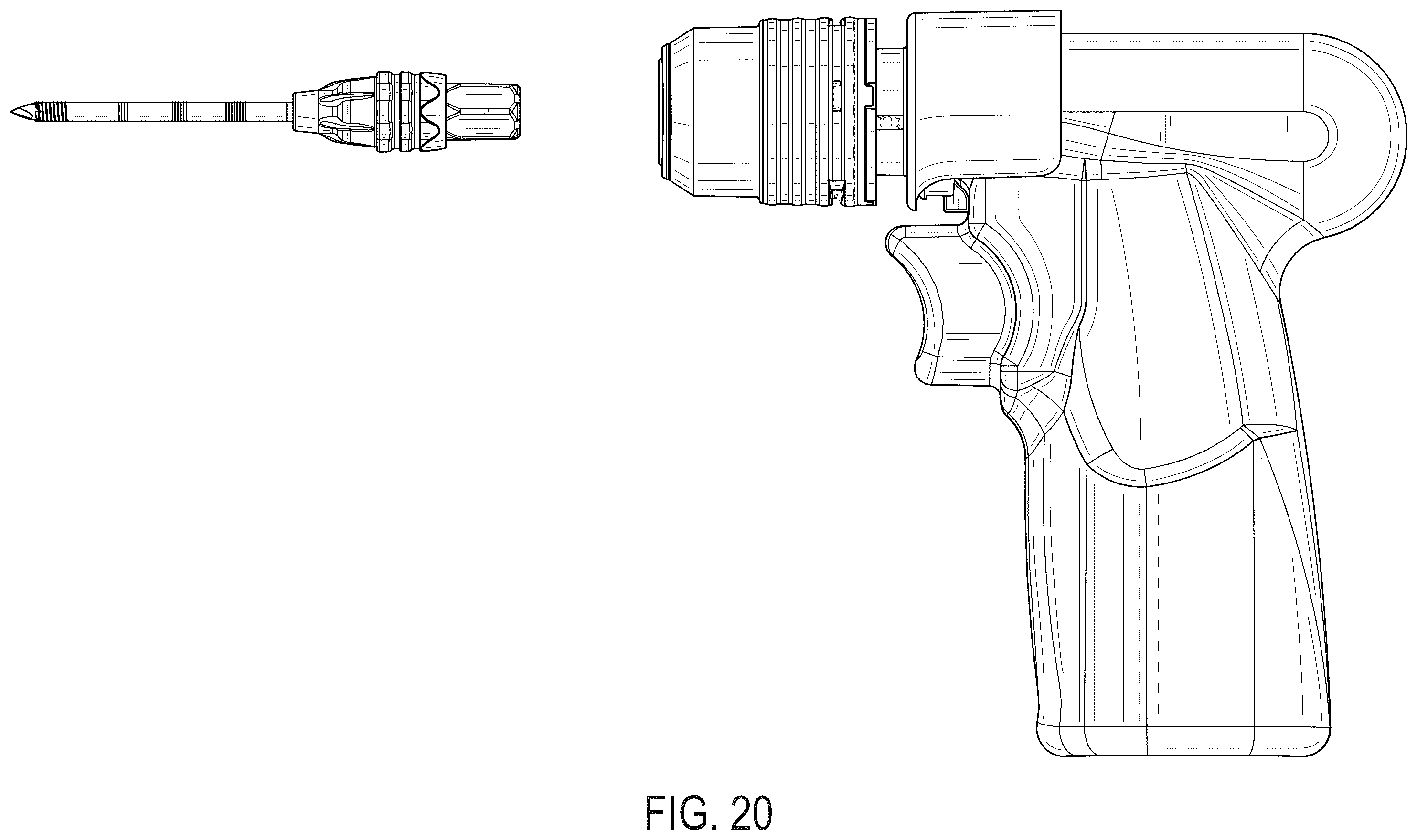 Patent USD1124337 Figure 20 – Device for bone biopsy