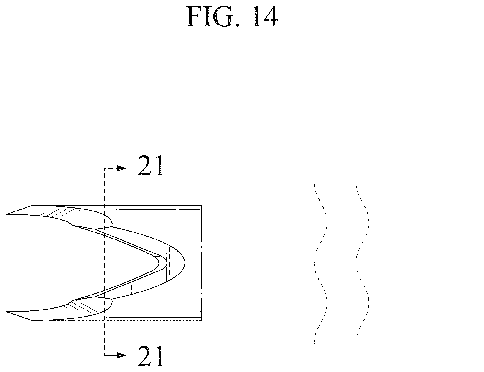 Patent USD1124338 Figure 14 – Endoscopic puncture needle
