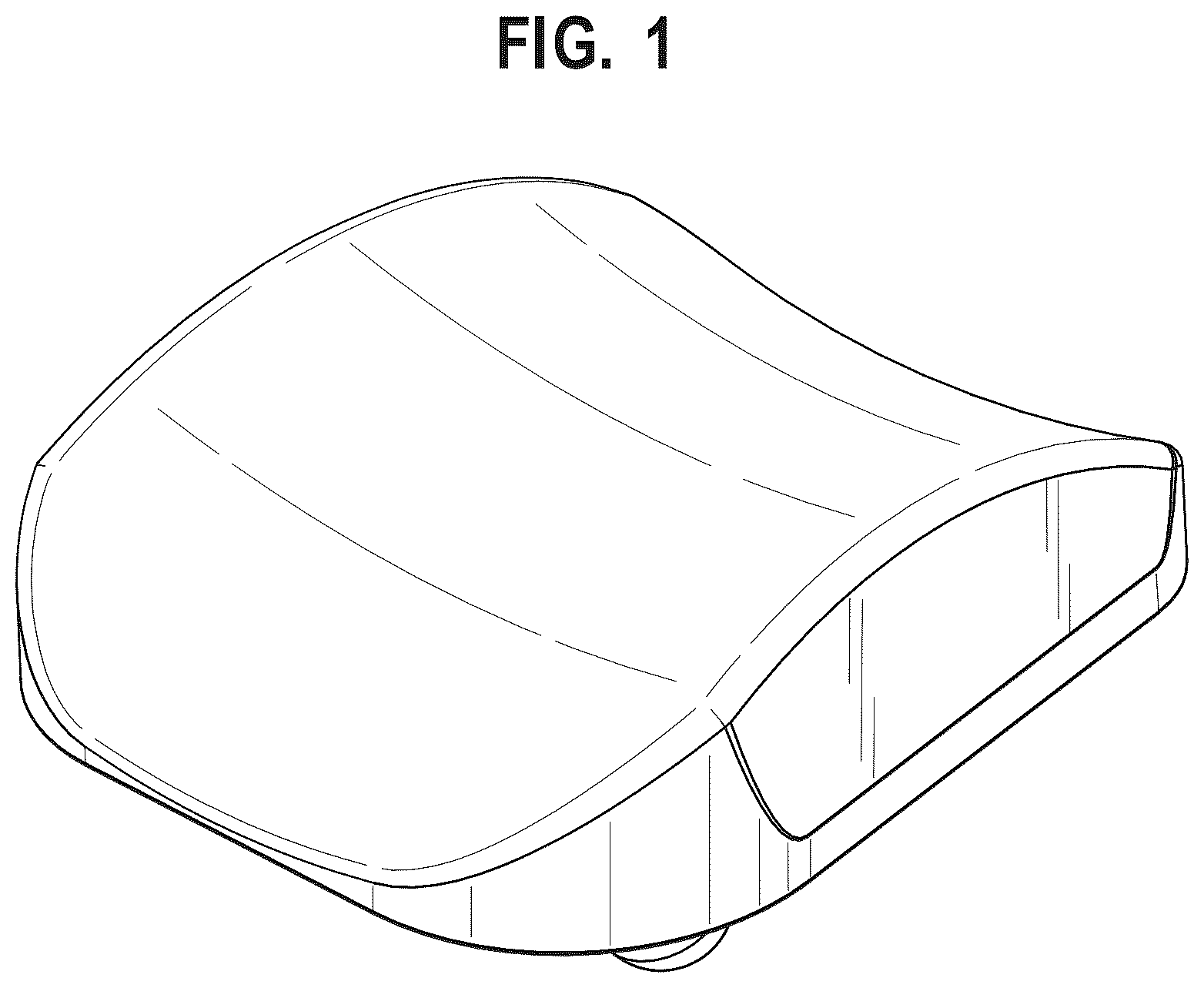 Patent USD1124342 Figure 1 – Talus implant