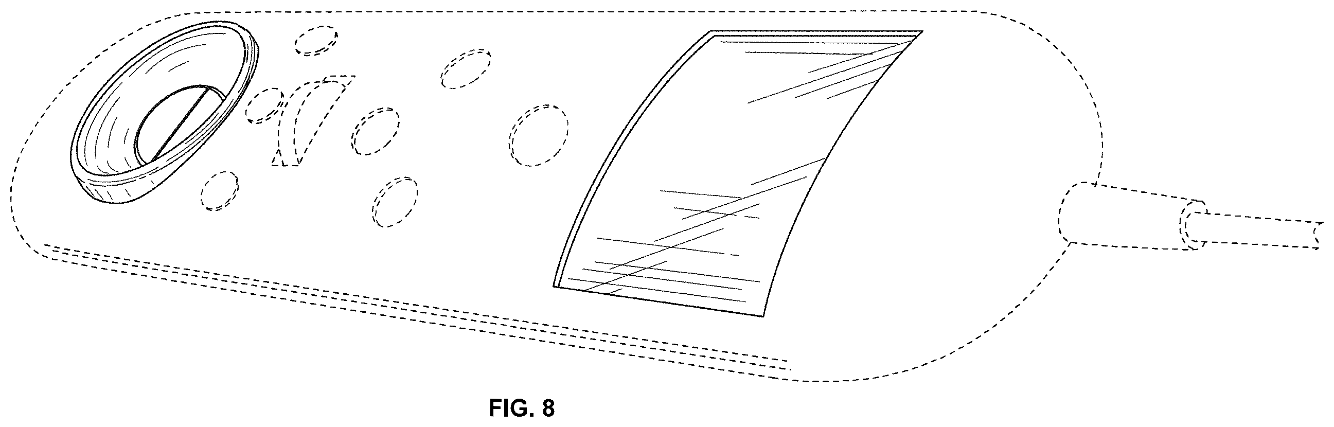 Patent USD1124344 Figure 6 – Radiotherapy pendant