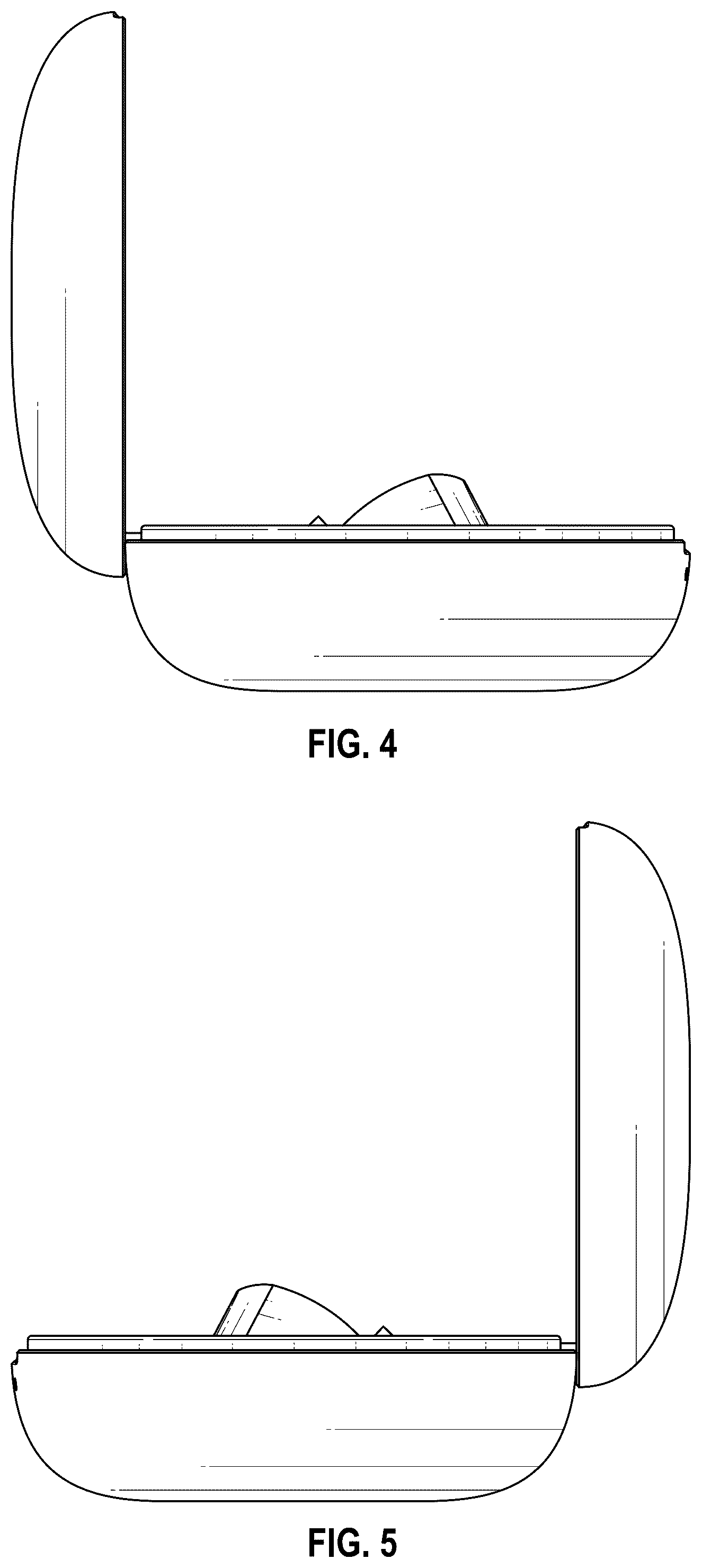 Patent USD1124347 Figure 3 – Hearing aid and charger set