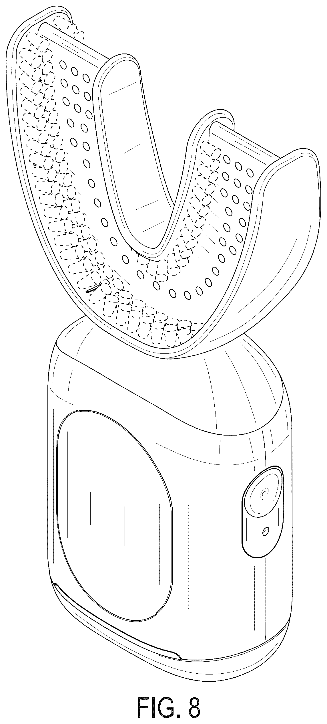 Patent USD1124348 Figure 7 – Teeth cleaning system