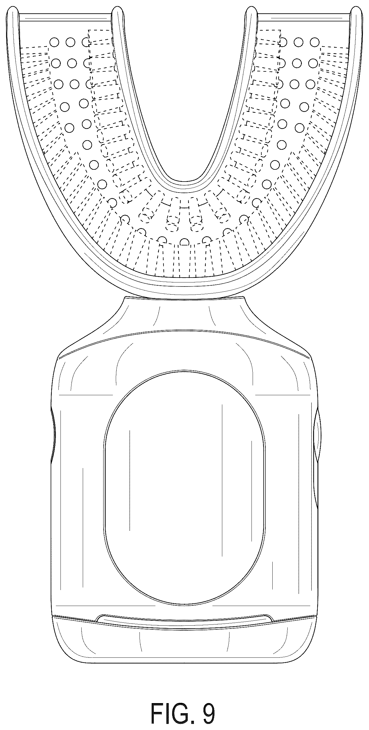 Patent USD1124348 Figure 8 – Teeth cleaning system