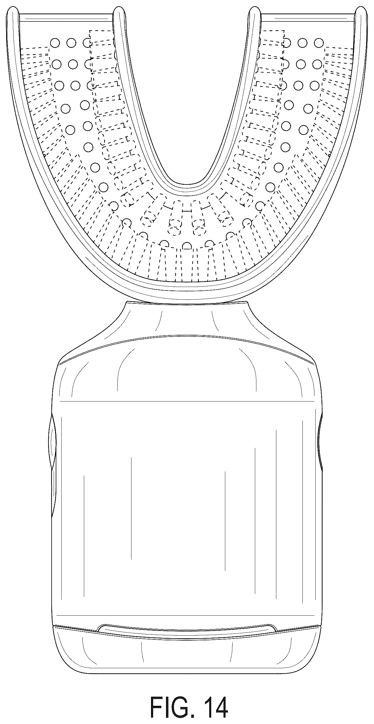 Patent USD1124348 Figure 12 – Teeth cleaning system