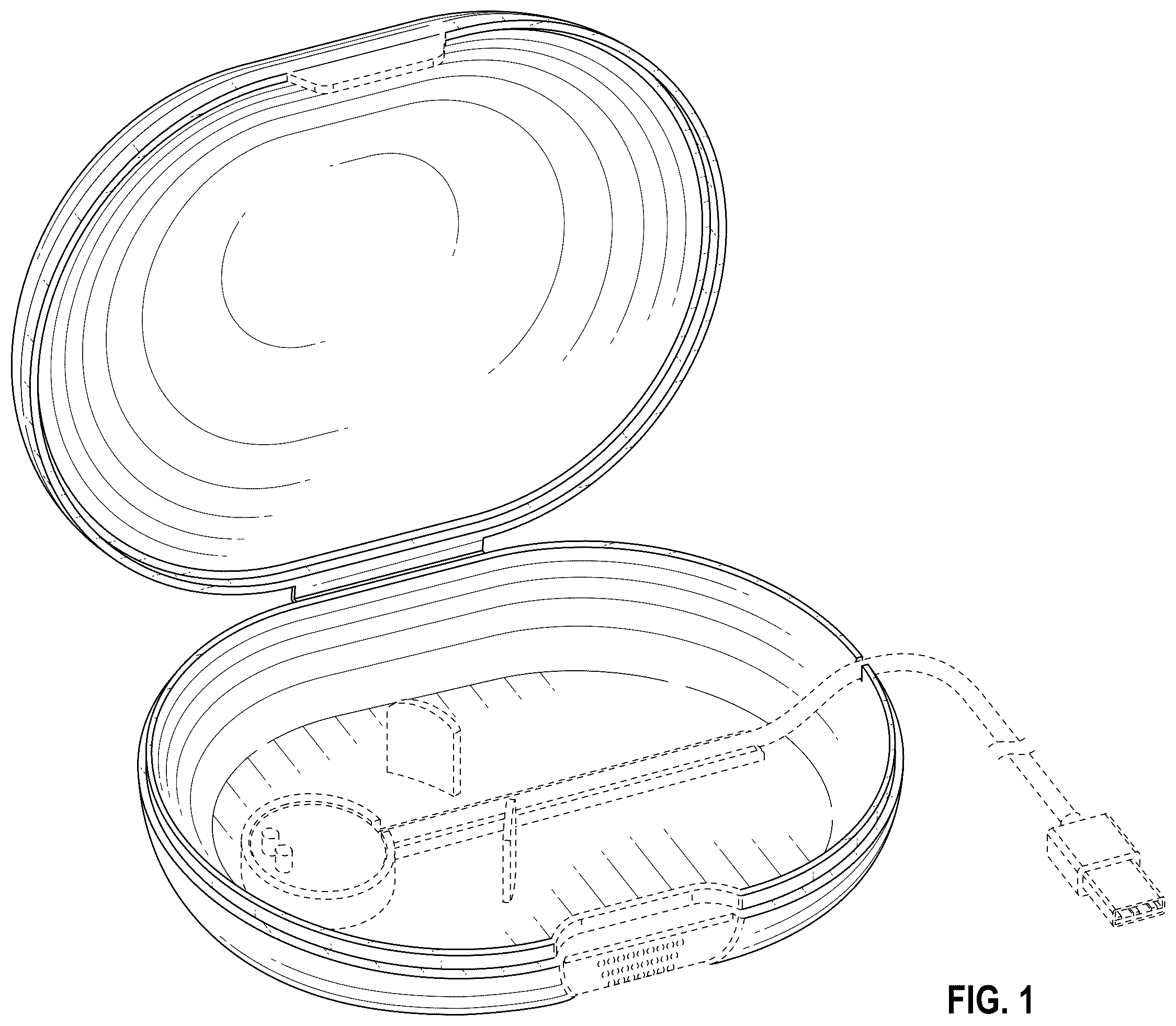 Patent USD1124349 Figure 1 – Container