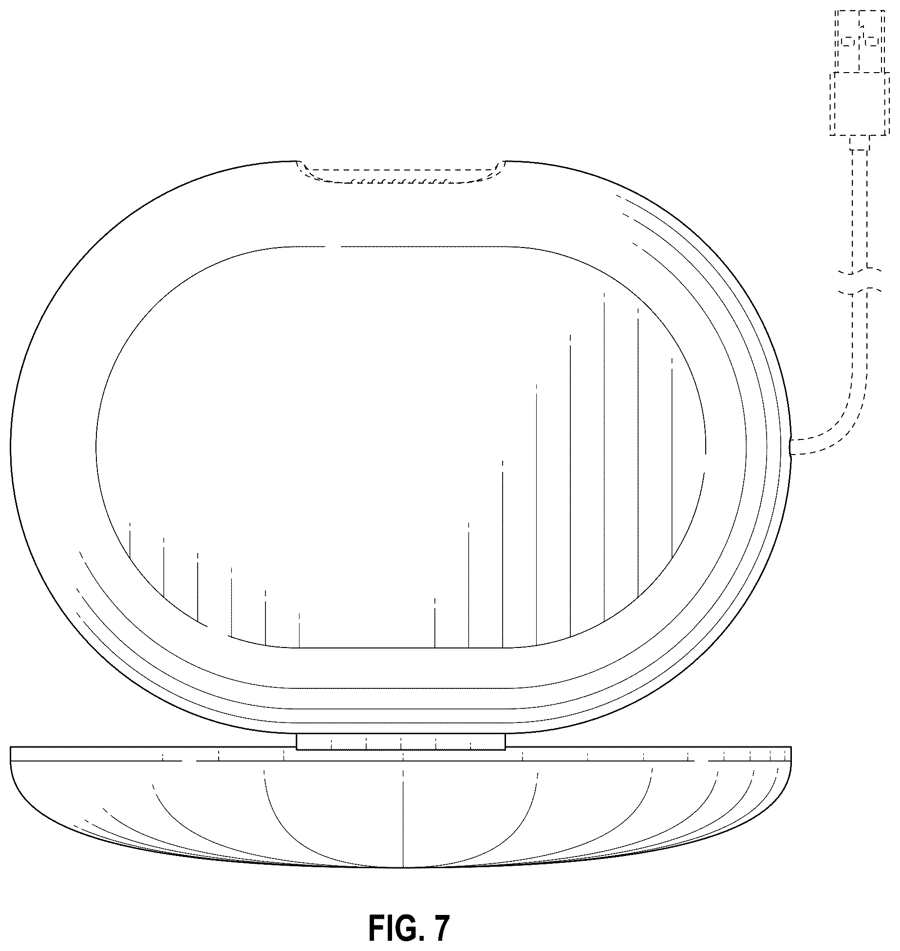 Patent USD1124349 Figure 7 – Container