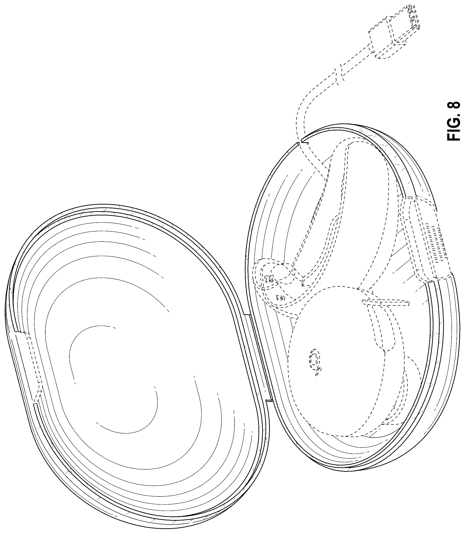 Patent USD1124349 Figure 8 – Container