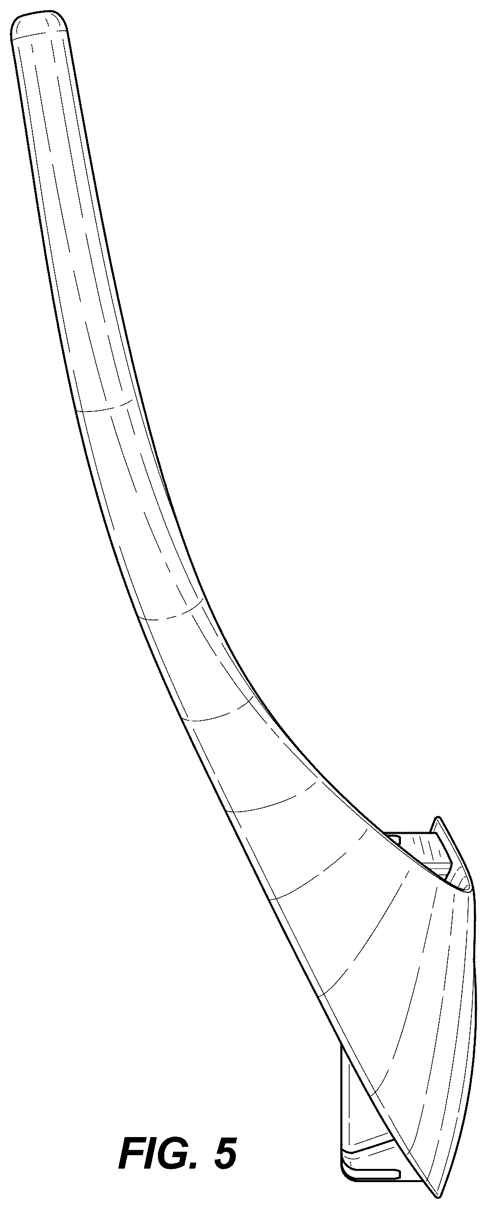 Patent USD1124350 Figure 5 – Arm rest