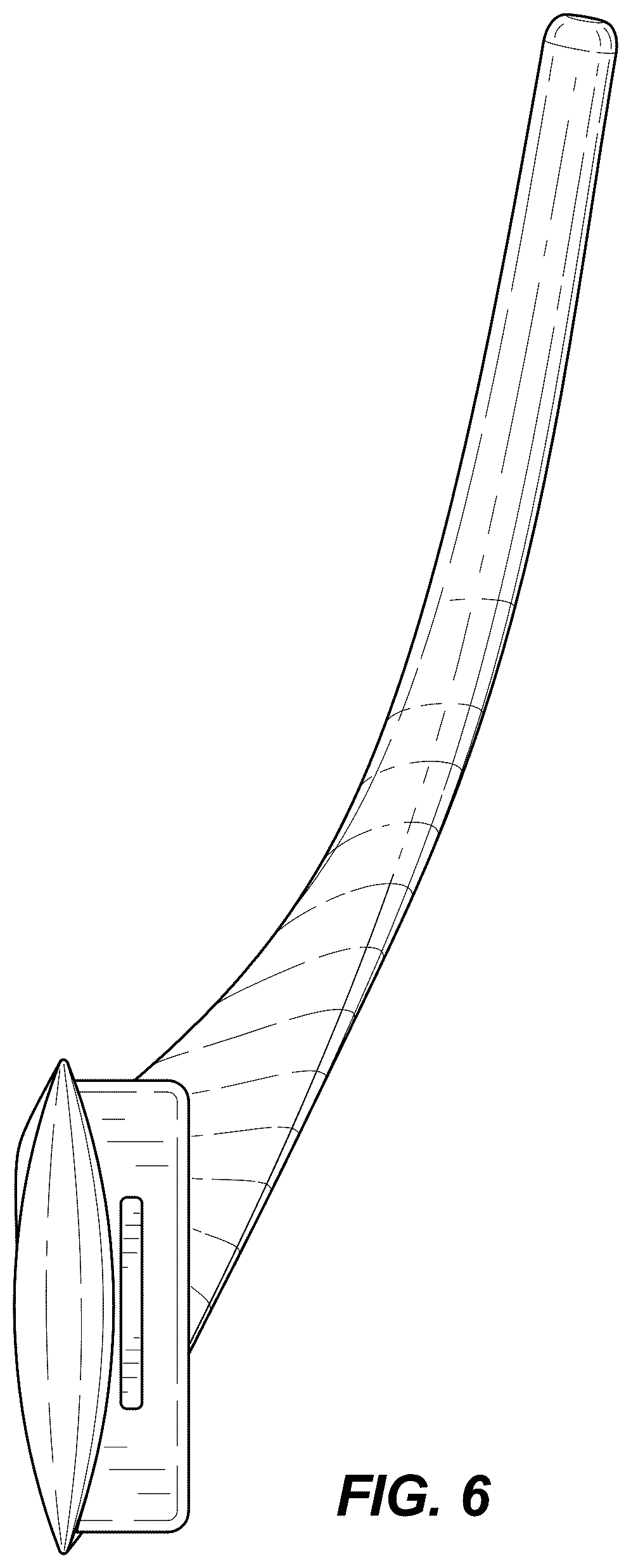 Patent USD1124350 Figure 6 – Arm rest
